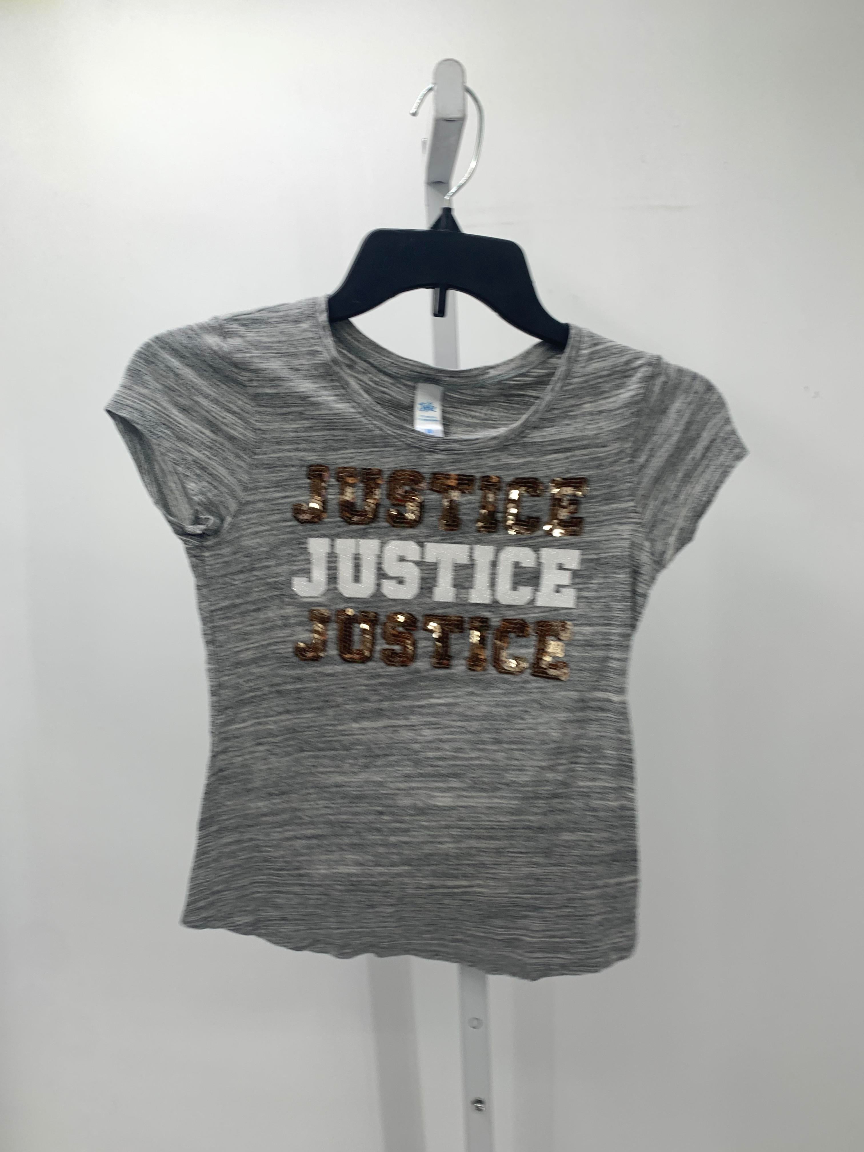 Justice Size 10 Girls Short Sleeve Shirt
