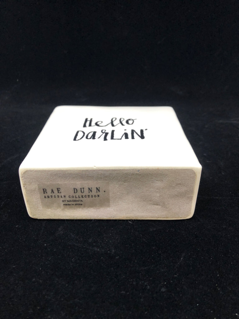 RAE DUNN CERAMIC BLOCK BEAUTY BEGINS.