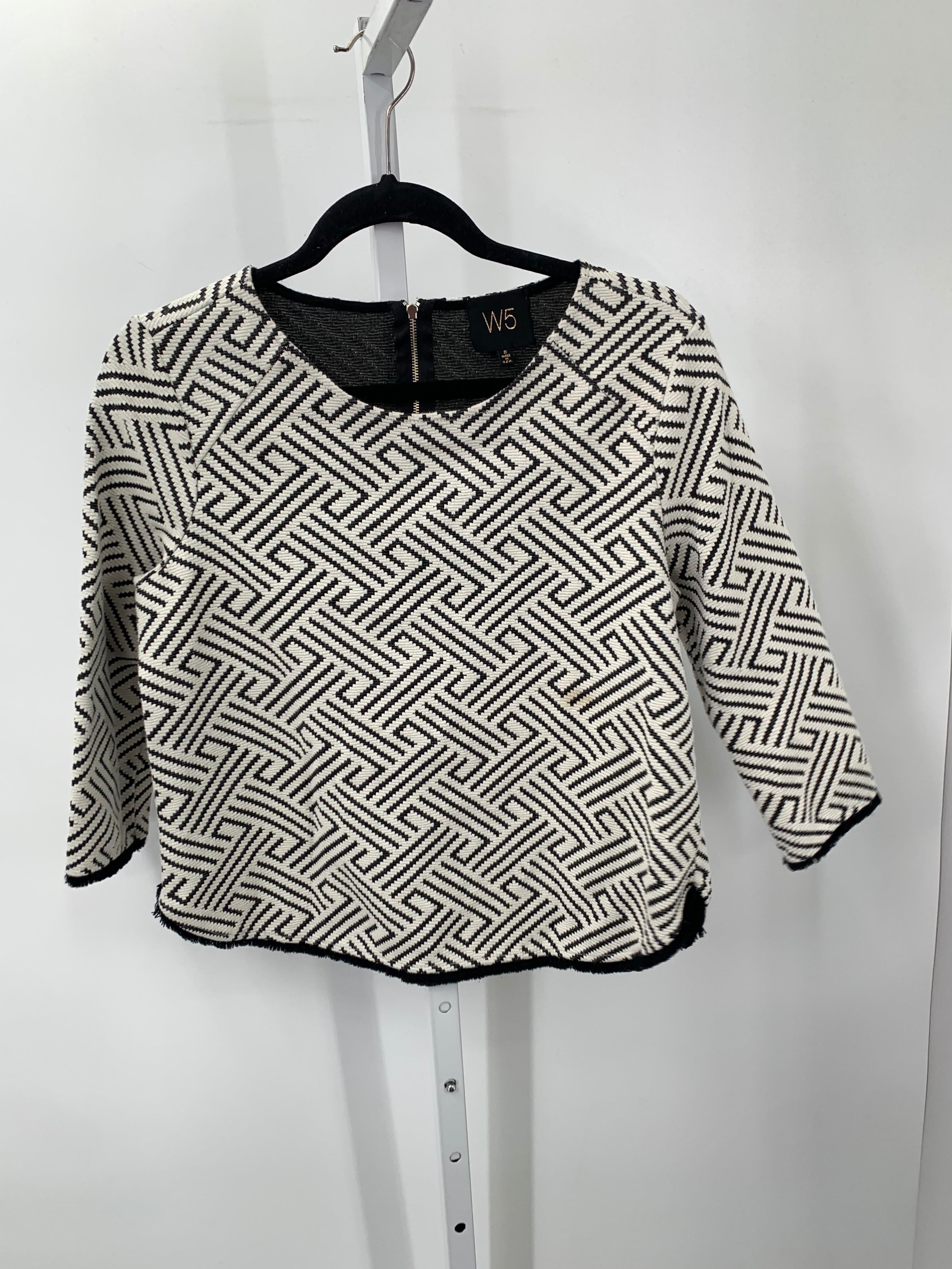 W5 Size Small Misses 3/4 Sleeve Shirt