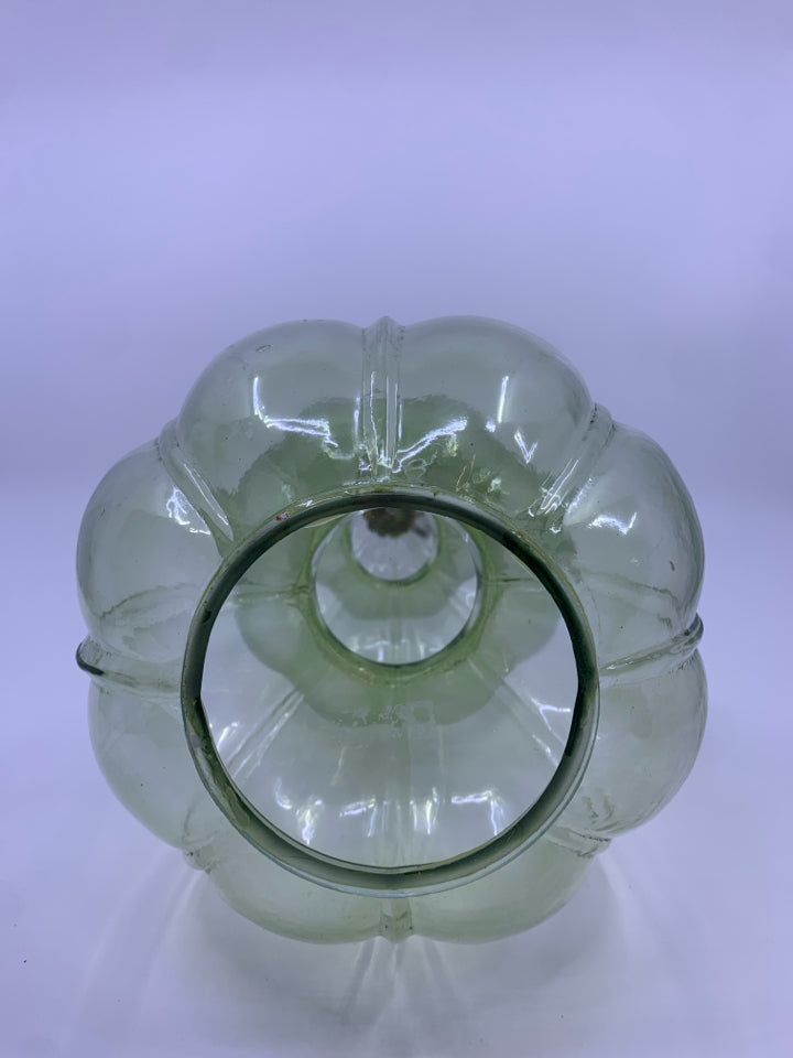 GLASS 3 STACKING PUMPKINS.