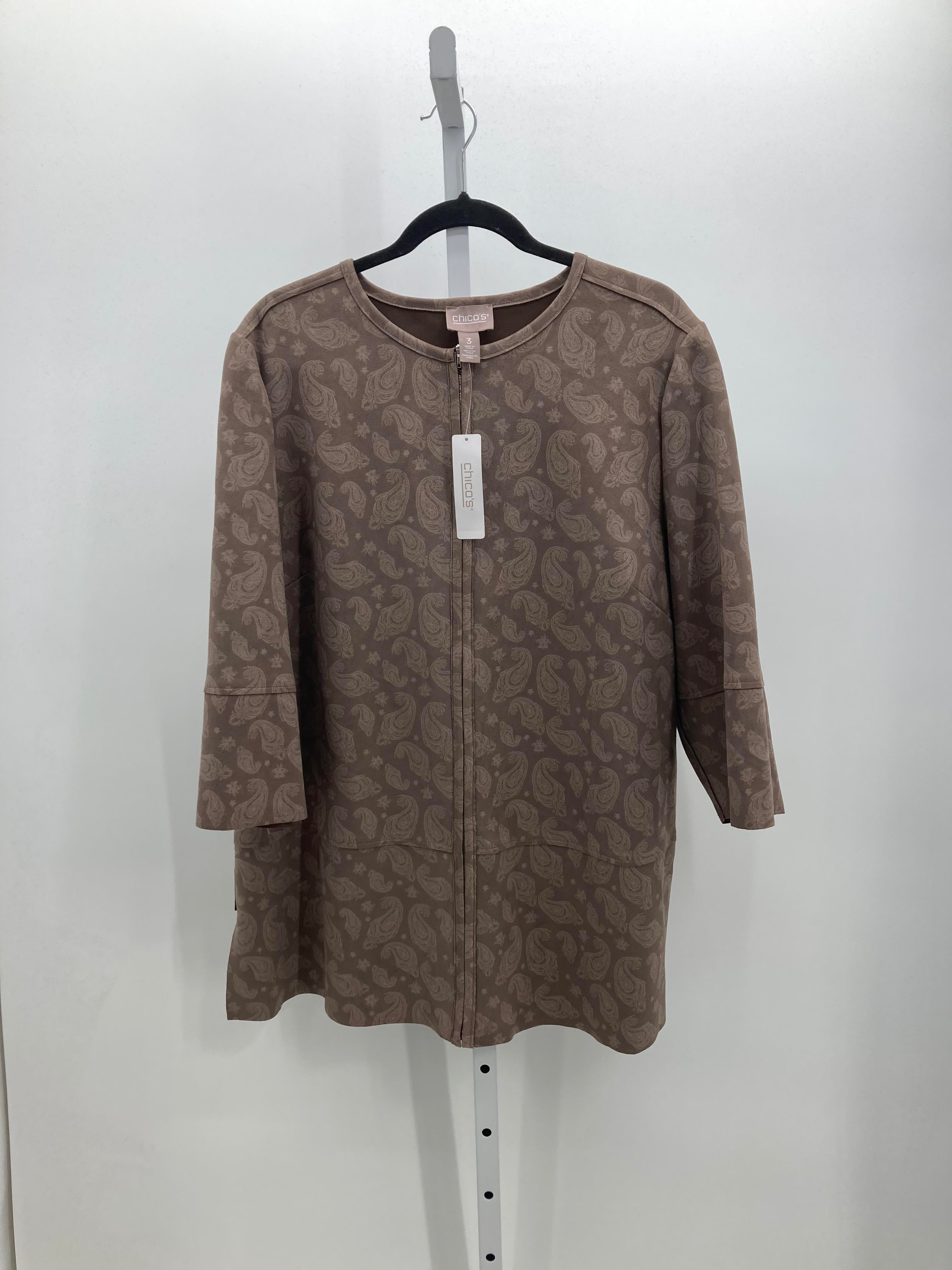 Chico's Size Large Misses Lightweight Jacket