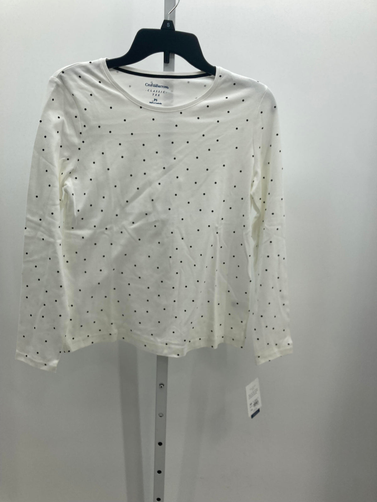 Croft & Barrow Size Small Petite Petite Long Sleeve Shirt
