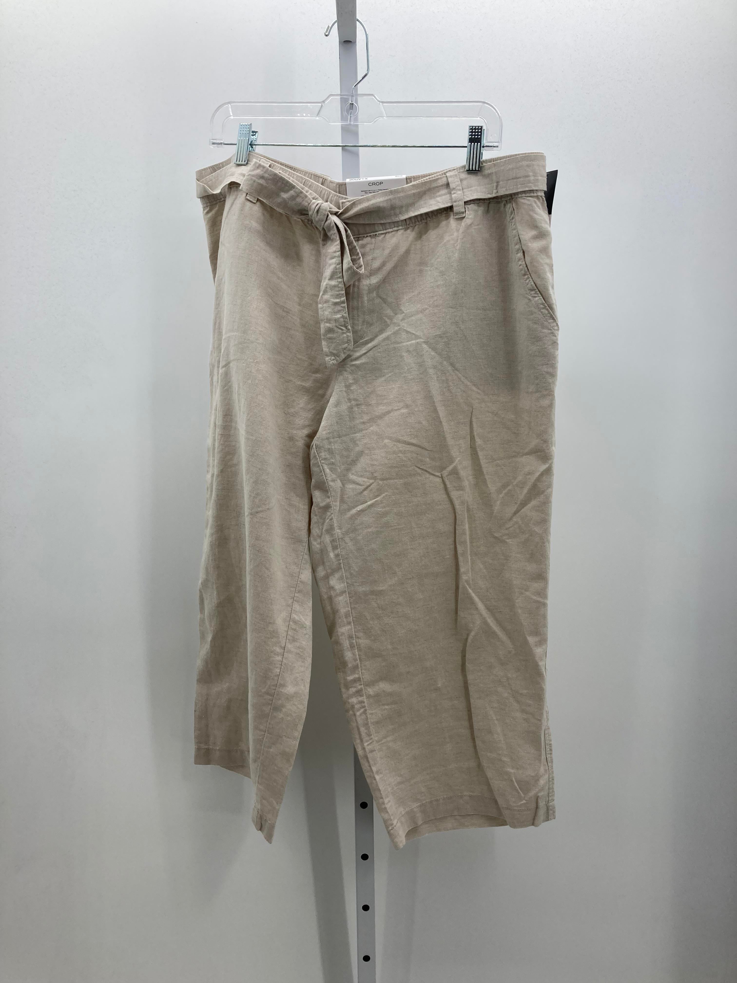 Liz Lange Size Extra Large Misses Cropped Pants