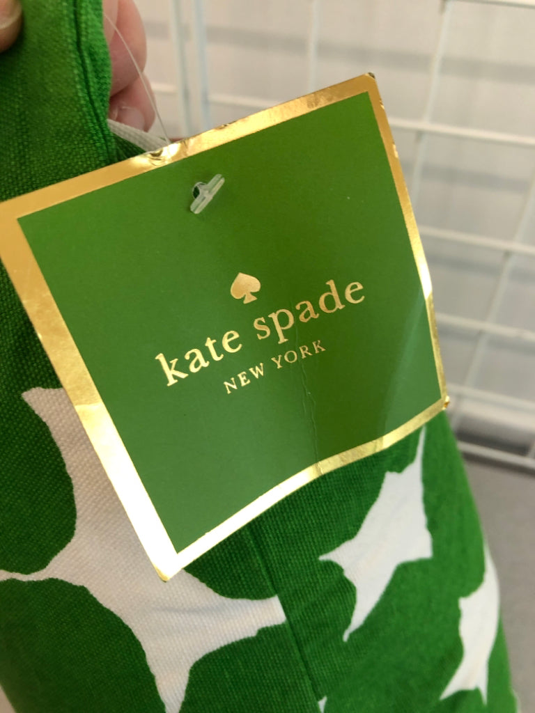 NWT KATE SPADE GREEN DOTTED PILLOW.