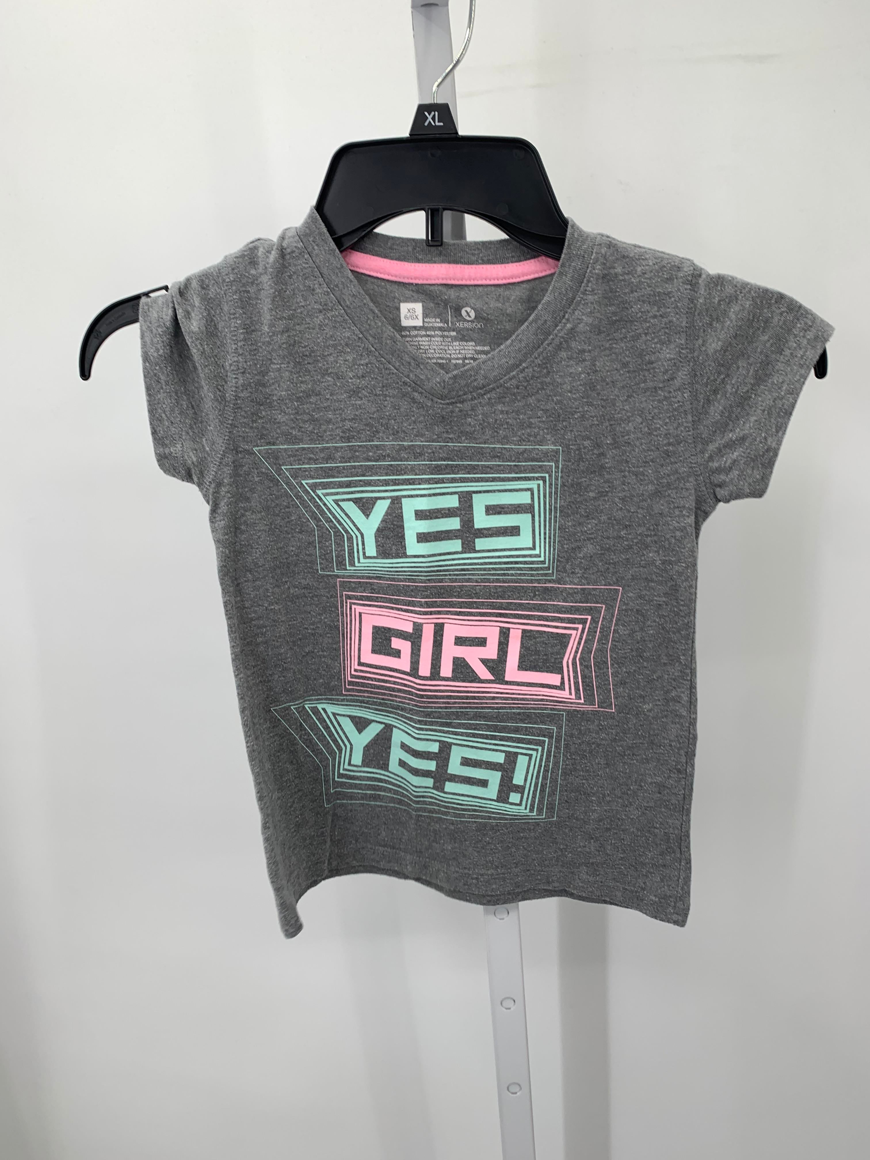 Xersion Size 6/6X Girls Short Sleeve Shirt
