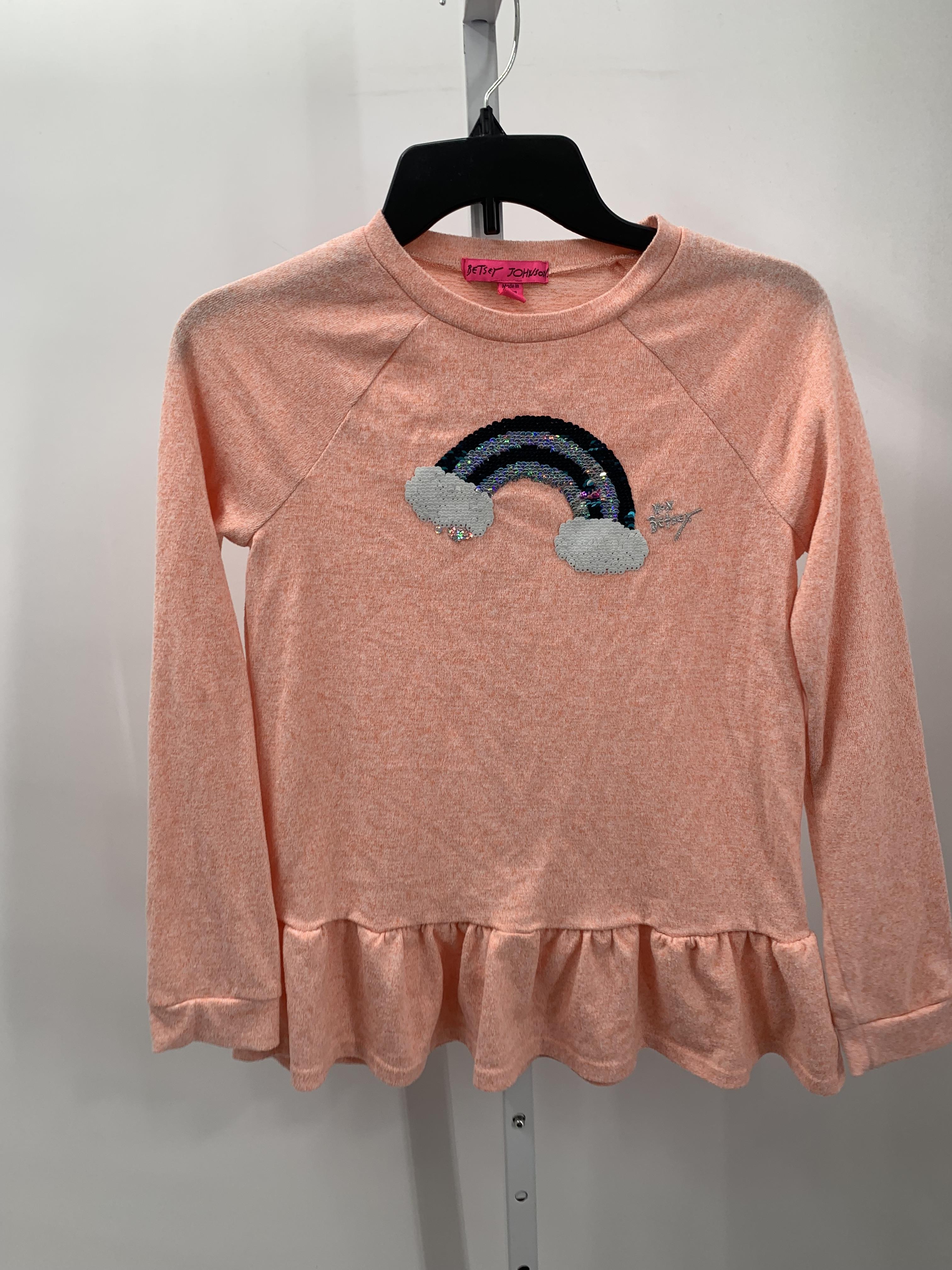 Betsey Johnson Size 14 Girls Long Sleeve Shirt