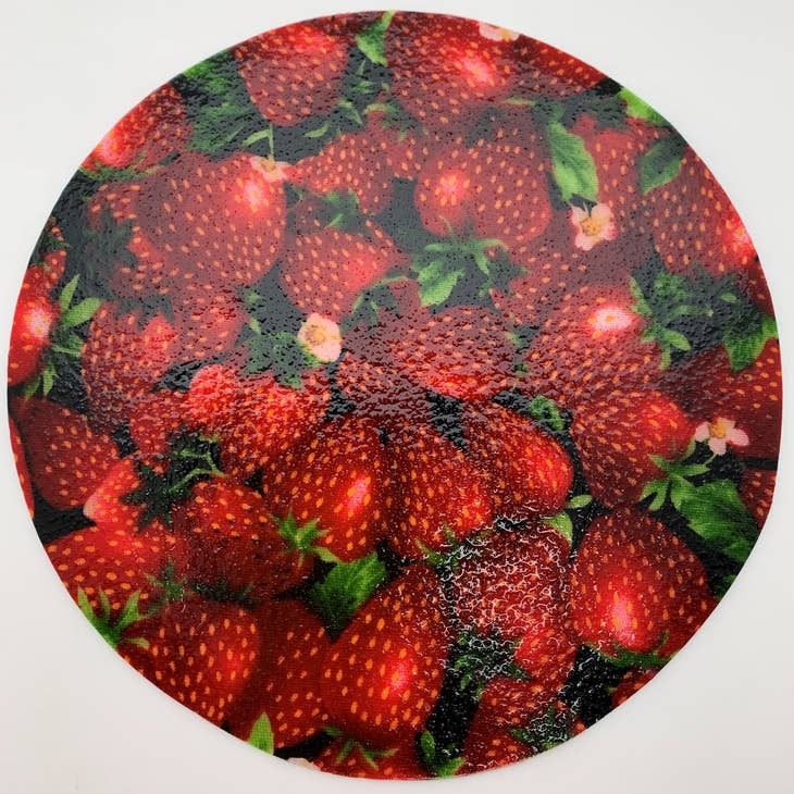 New - Andreas Silicon Jar Opener - Strawberry