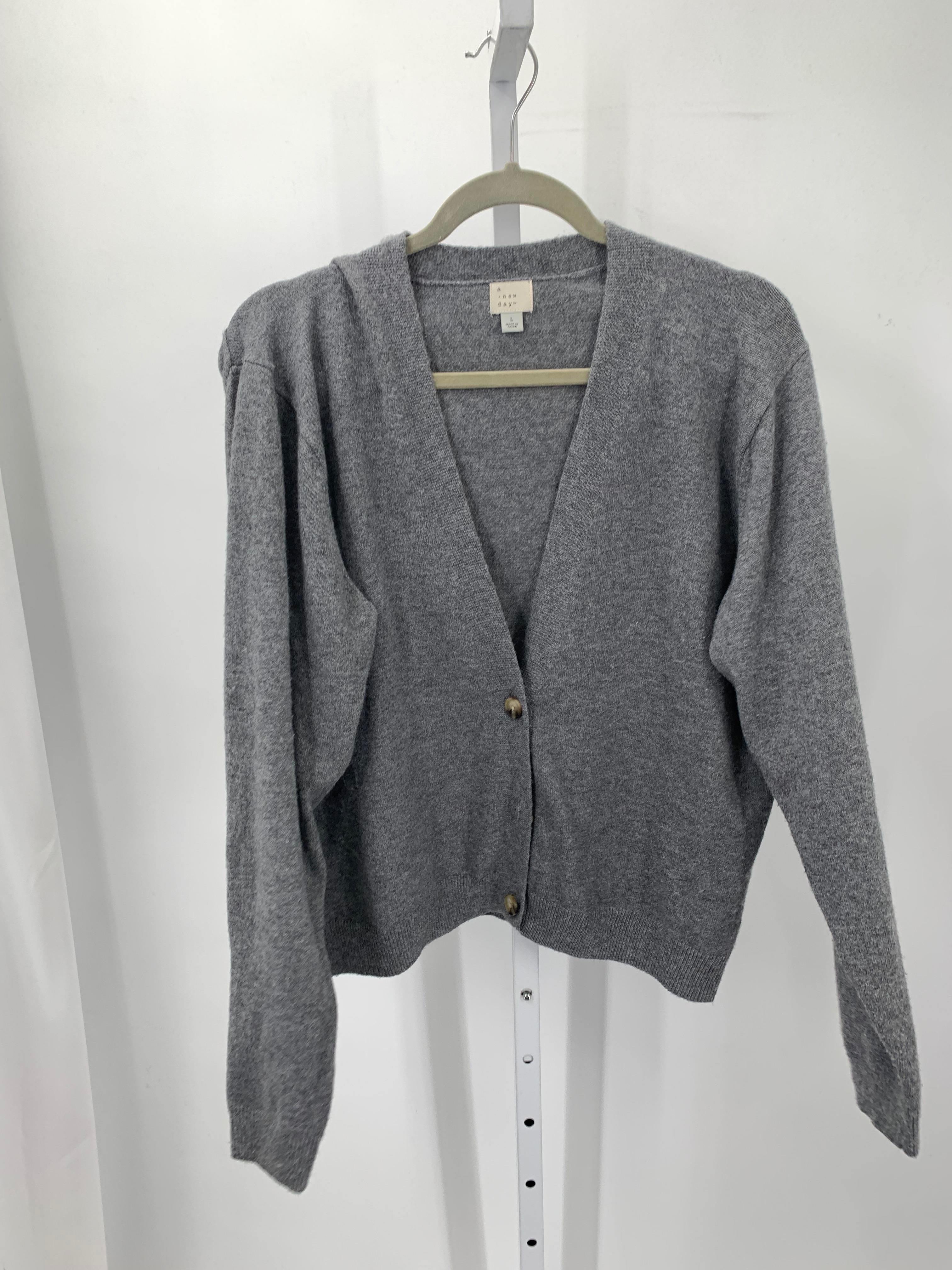 A New Day Size Large Misses Long Slv Sweater