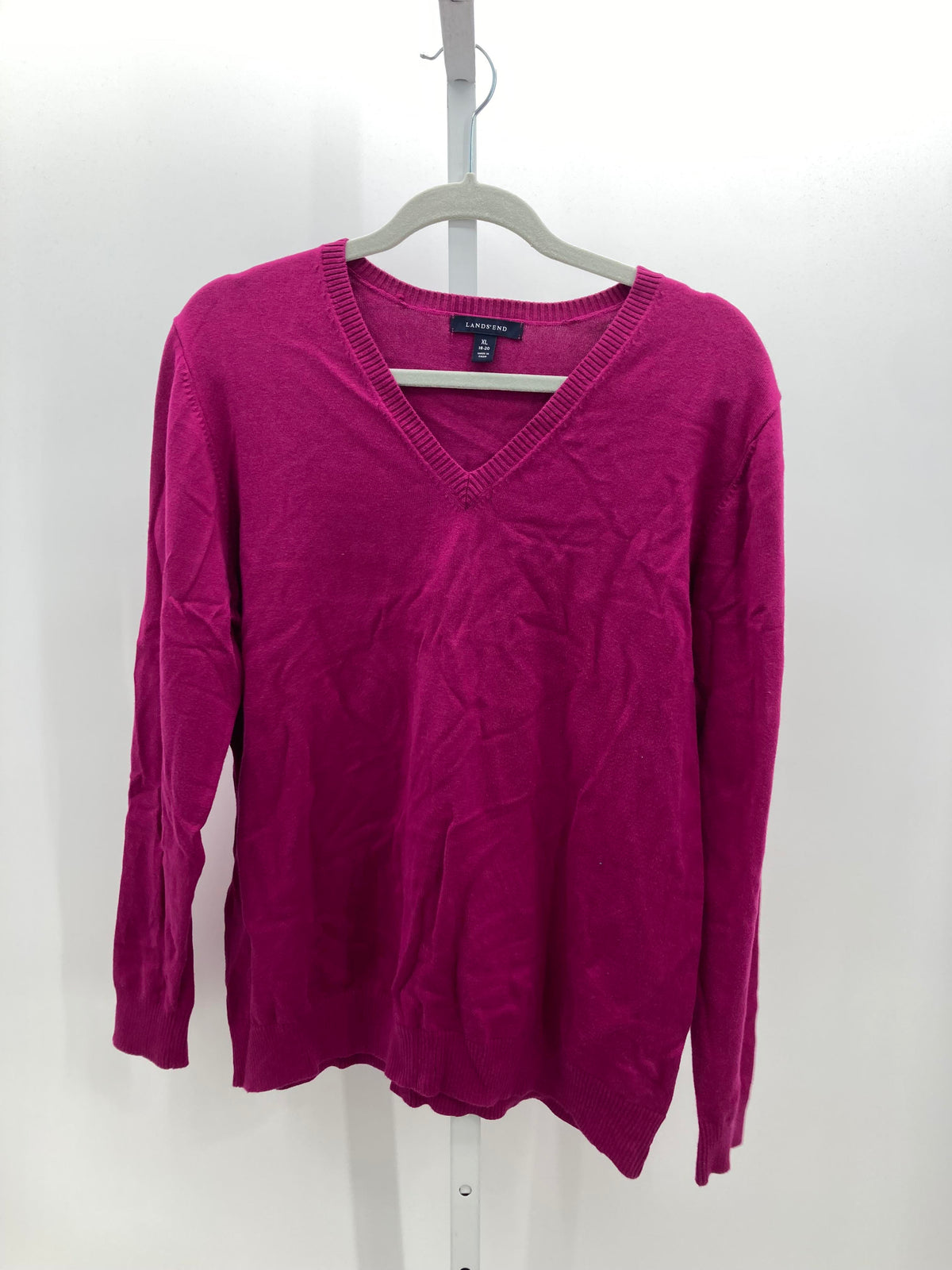 Lands End Size Extra Large Misses Long Slv Sweater