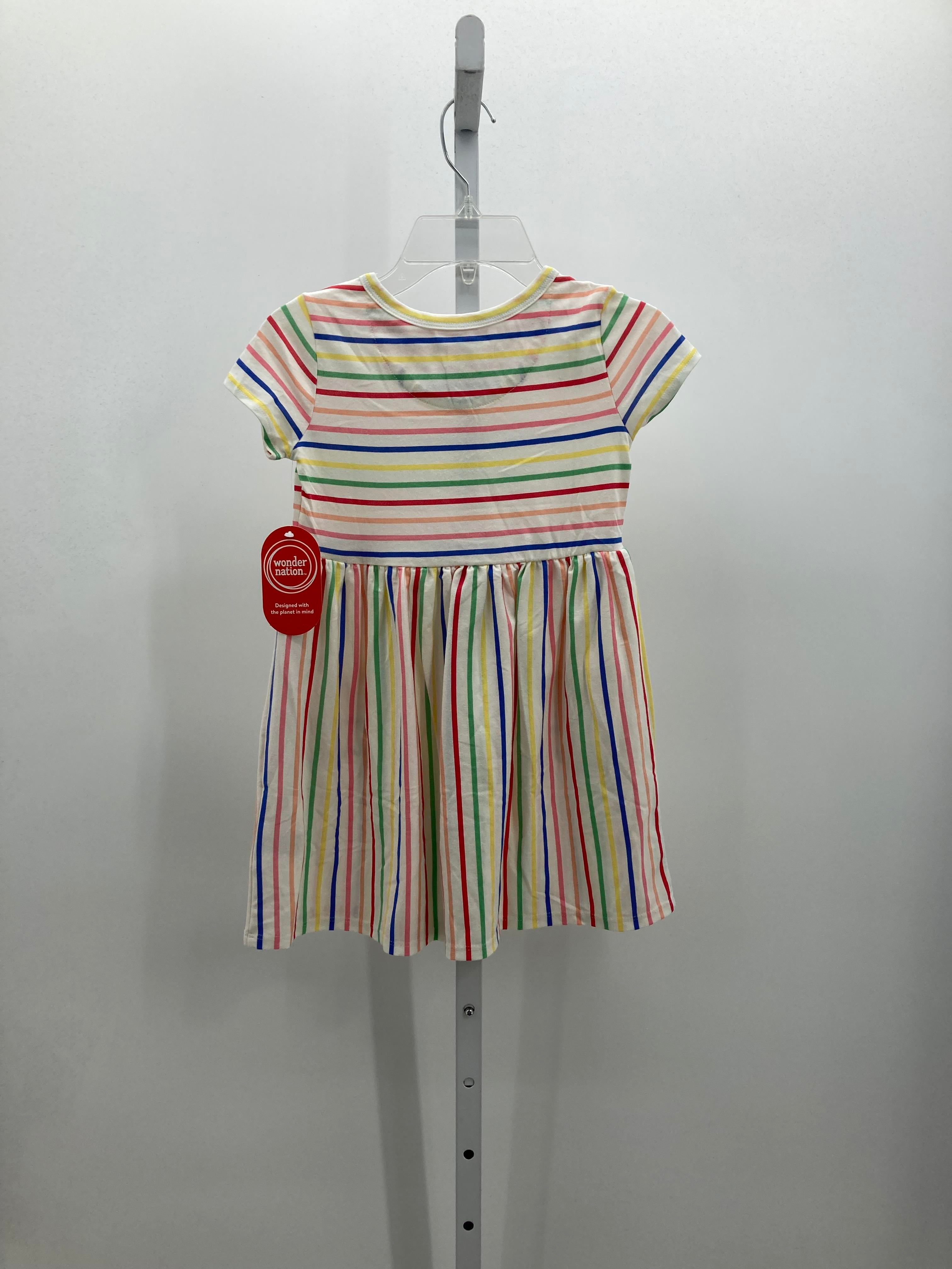 Wonder Nation Size 5T Girls Short Sleeve Dress
