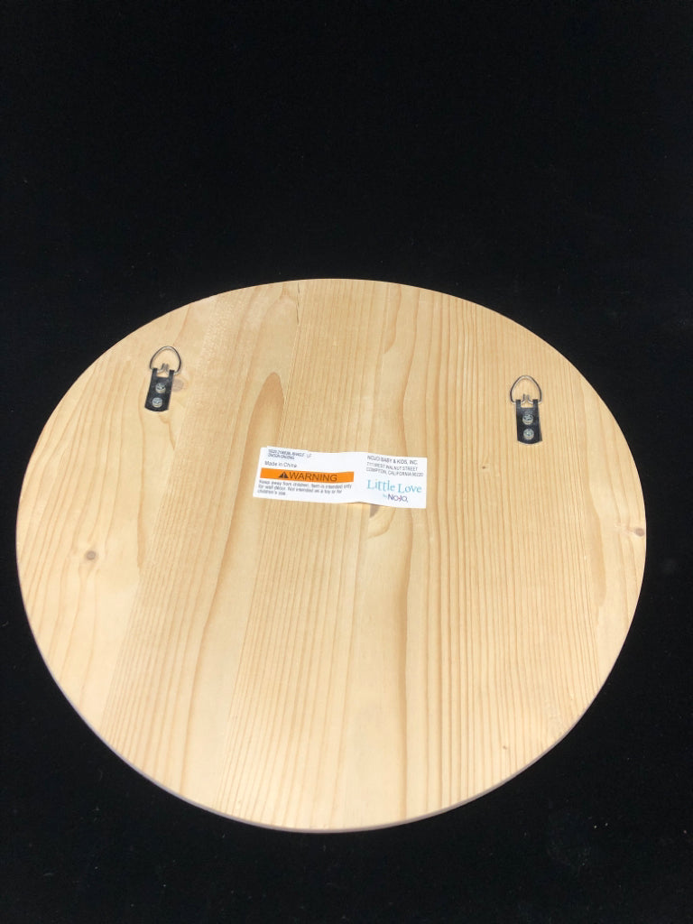 I LOVE YOU TO THE MOON WOOD WALL HANGING.