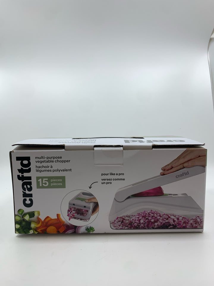 CRAFTD MULTI-PURPOSE VEGGIE CHOPPER IN BOX.