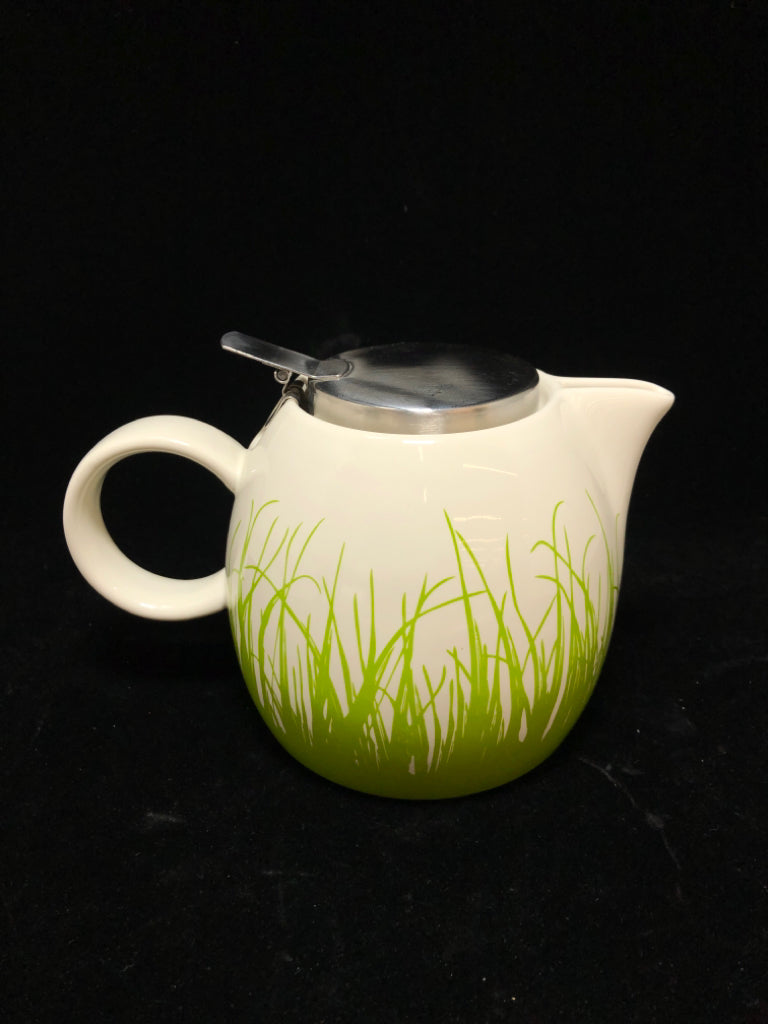 TEAFORTE GRASS TEAPOT.