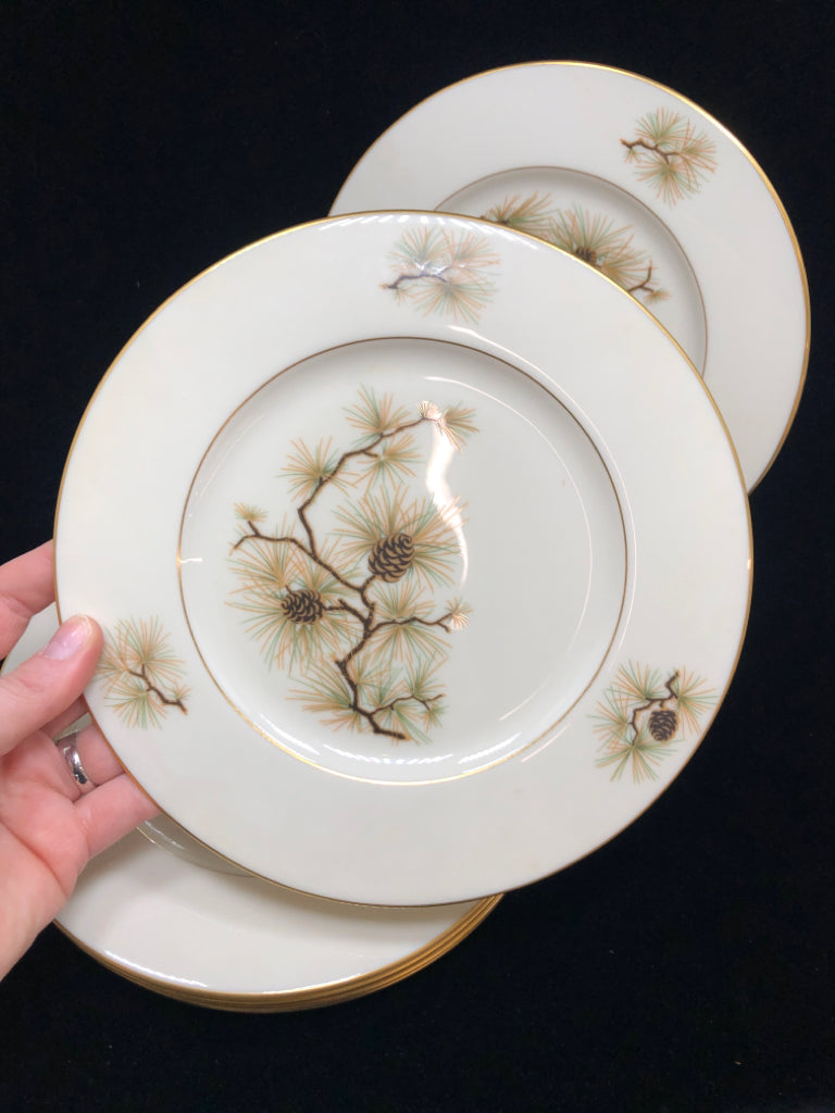 32PC PINECONE DISH SET - LENOX - SRV FOR 6.