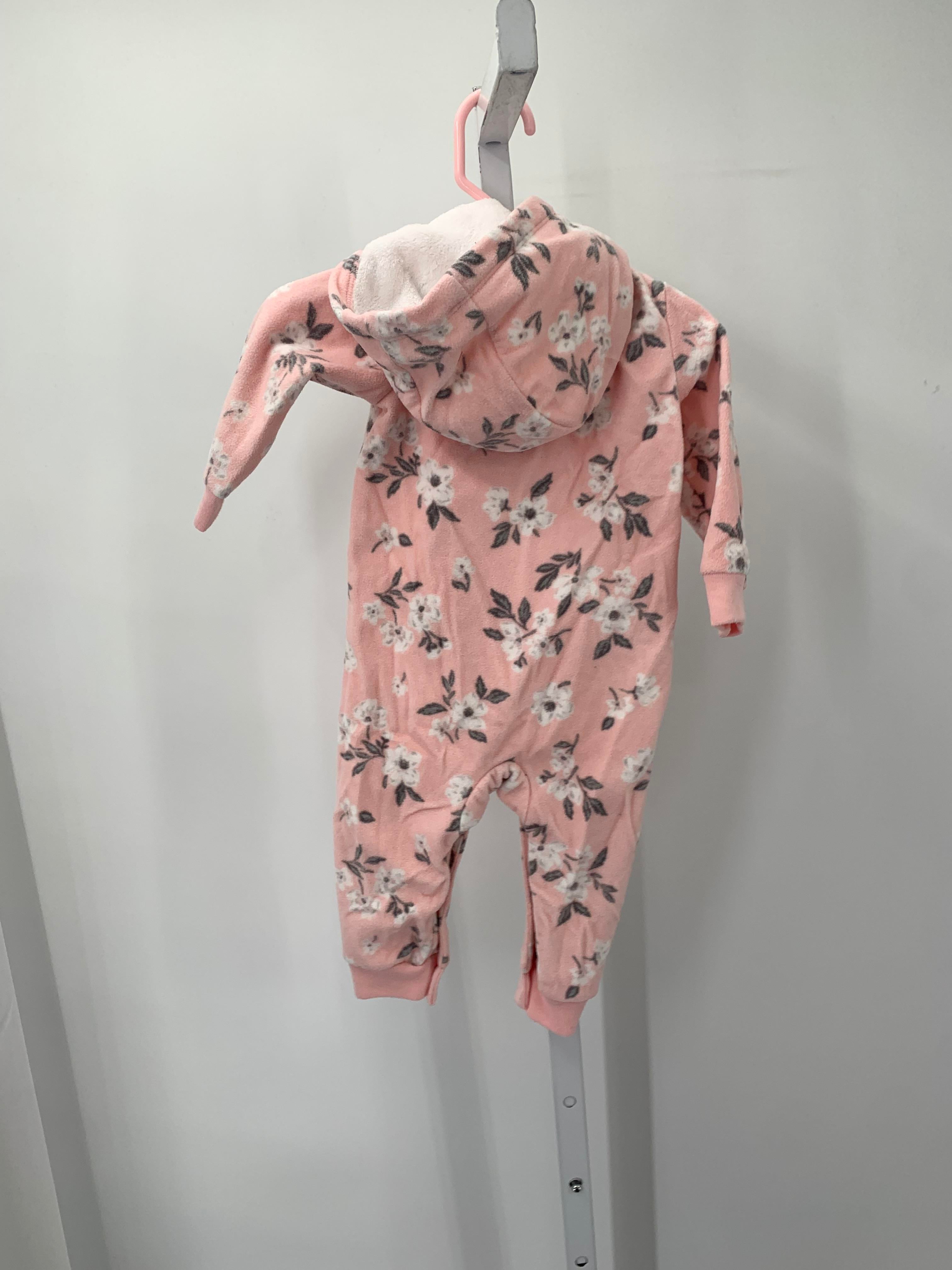 Carters Size 6 Months Girls Long Slv. Romper