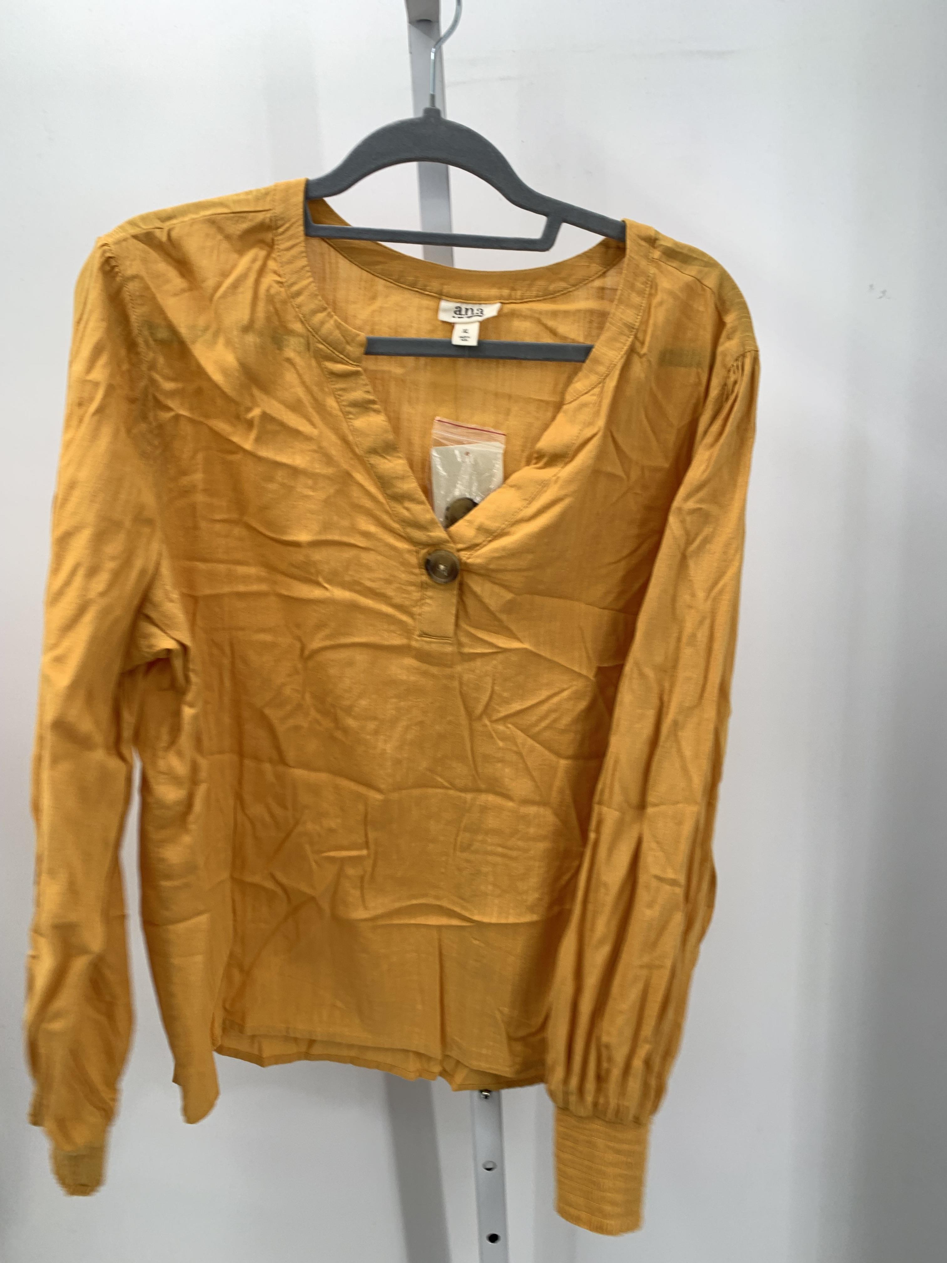 A.N.A. Size Extra Large Misses Long Sleeve Shirt