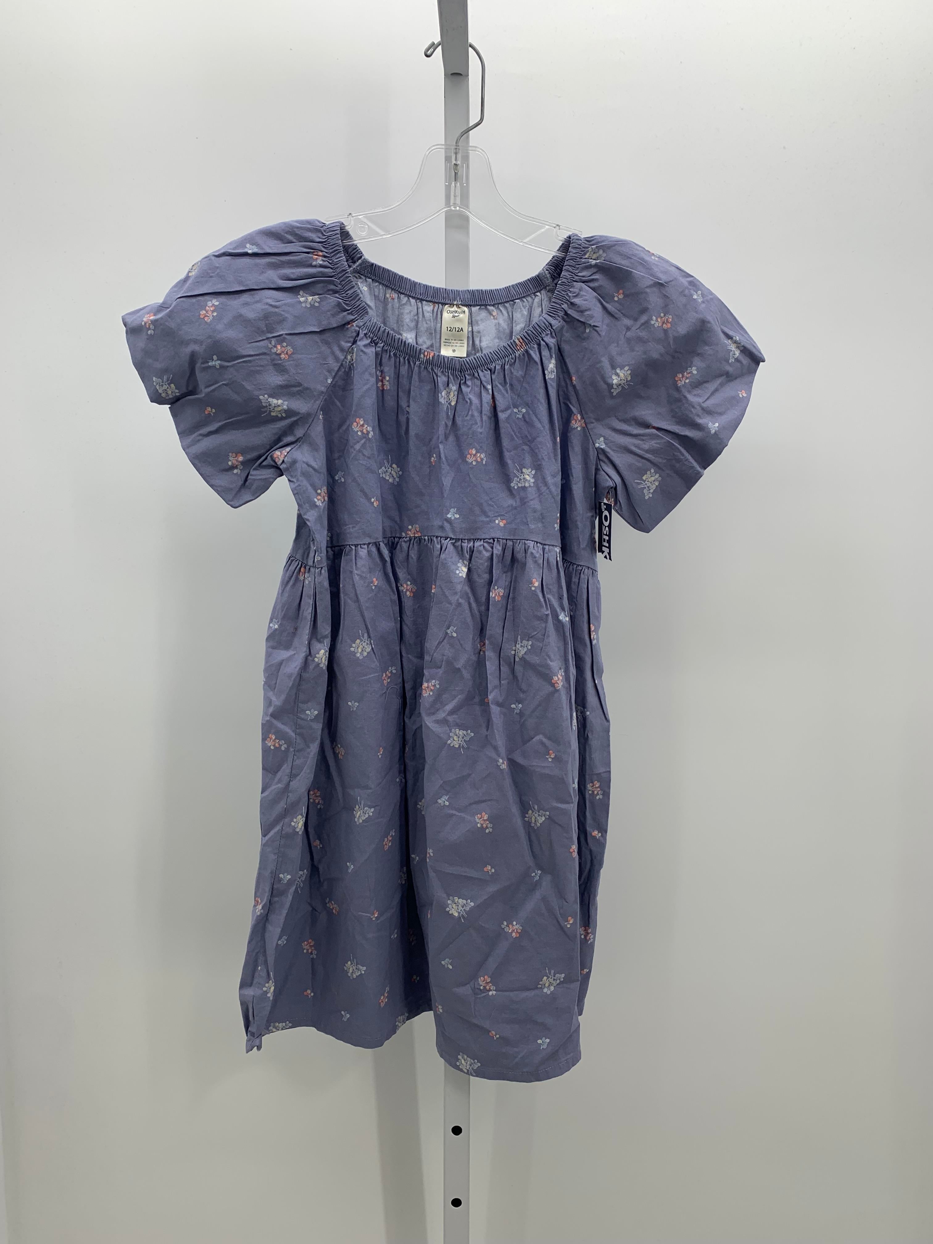Osh Kosh Size 12 Girls Short Sleeve Dress