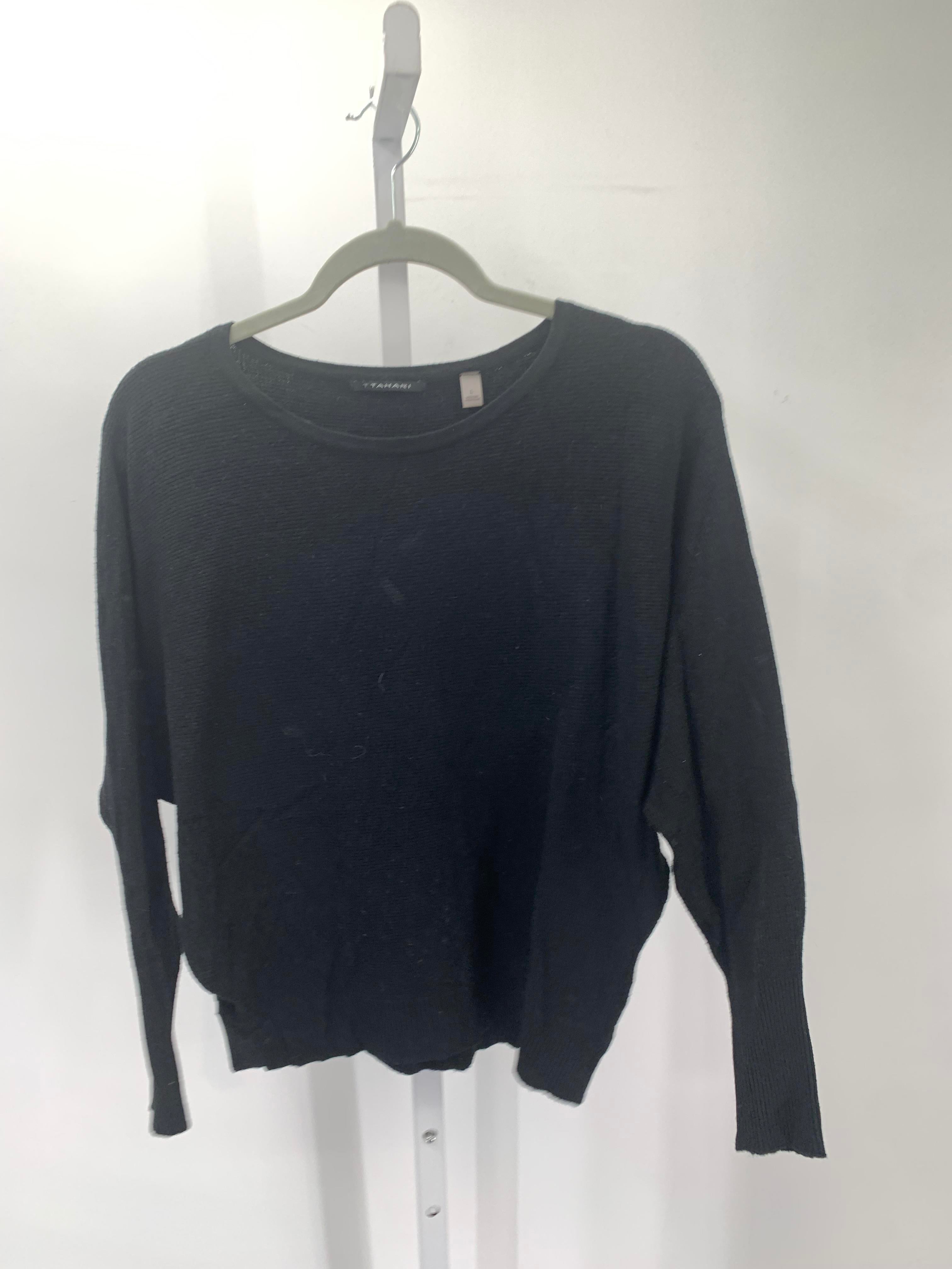 Tahari Size Large Misses Long Slv Sweater