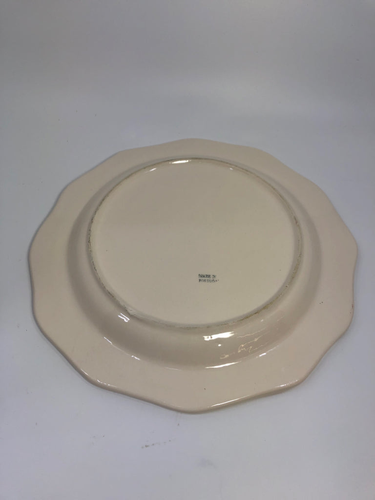 FLORA ROSA PINK SERVING PLATE.