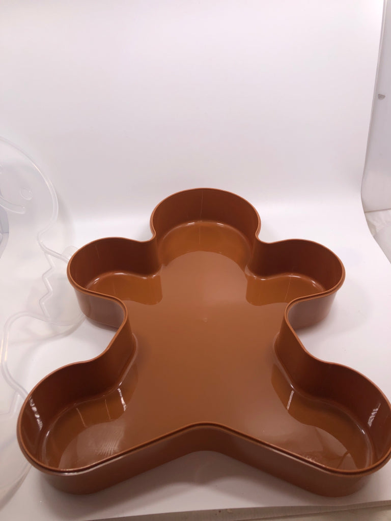 GINGERBREAD MAN CONTAINER