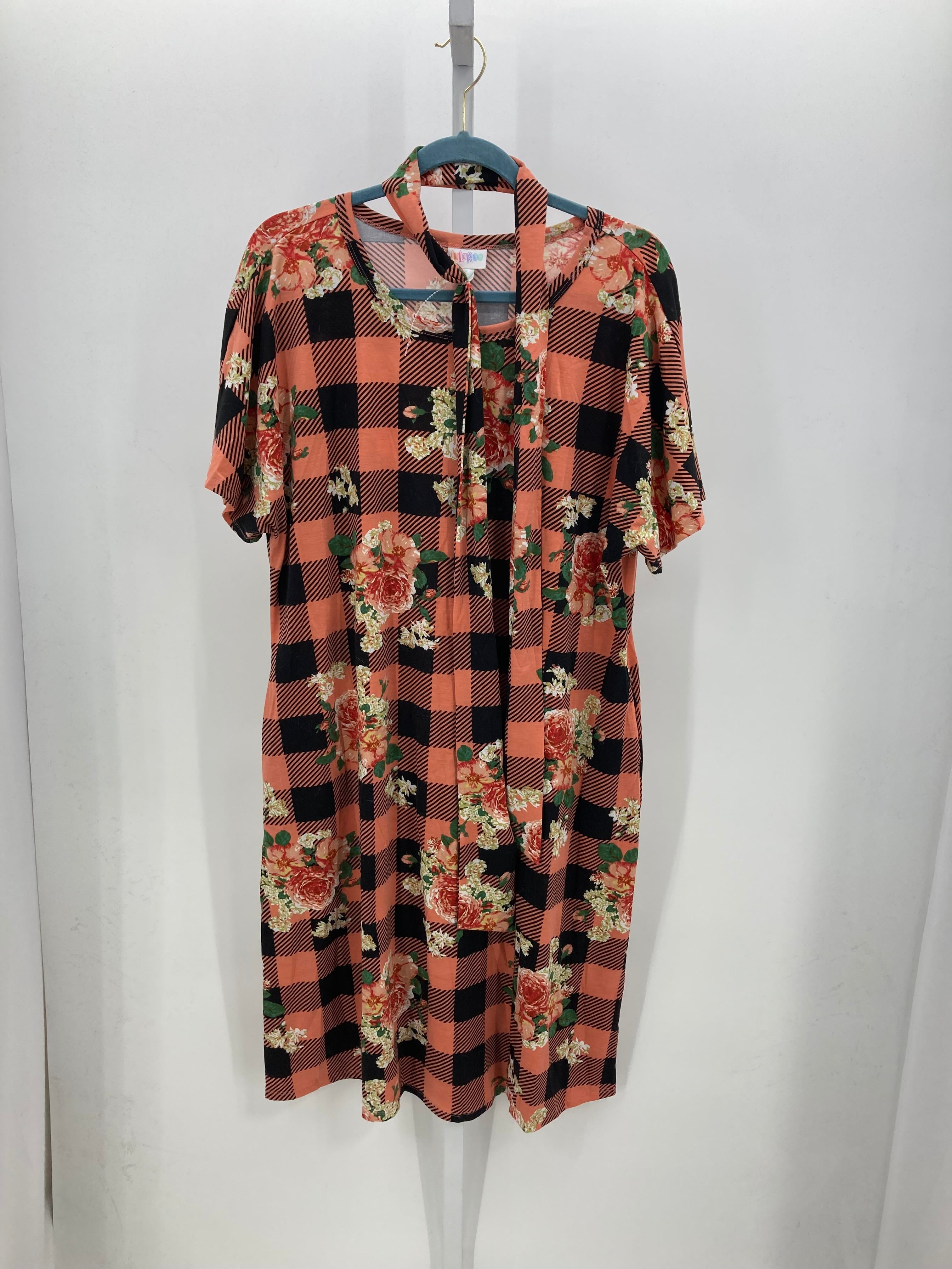 Lularoe Size 2X Womens Short Sleeve Dress