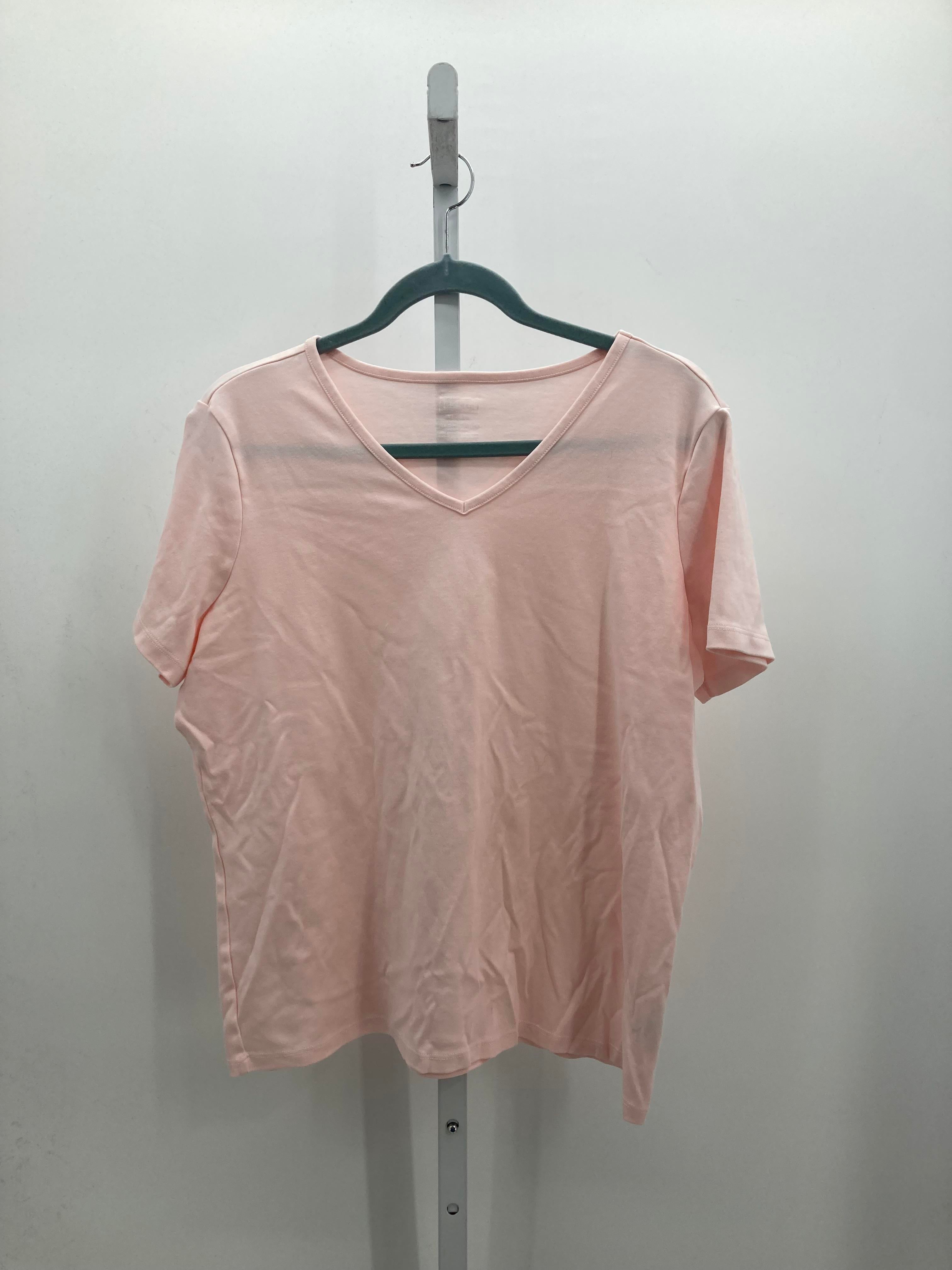 LL Bean Size Extra Large Misses Short Sleeve Shirt