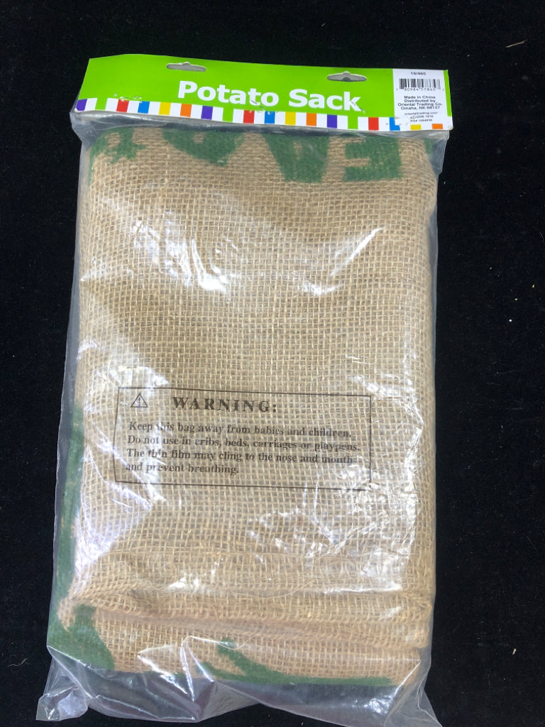 NIP POTATO SACK W/FROGS.