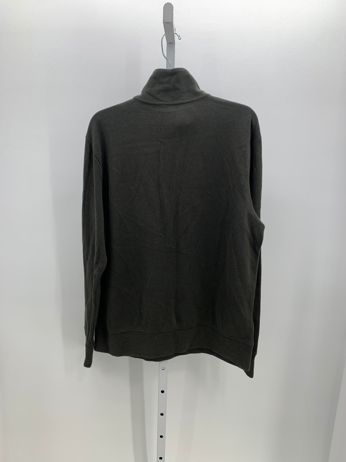 PARTIAL ZIP RIBBED