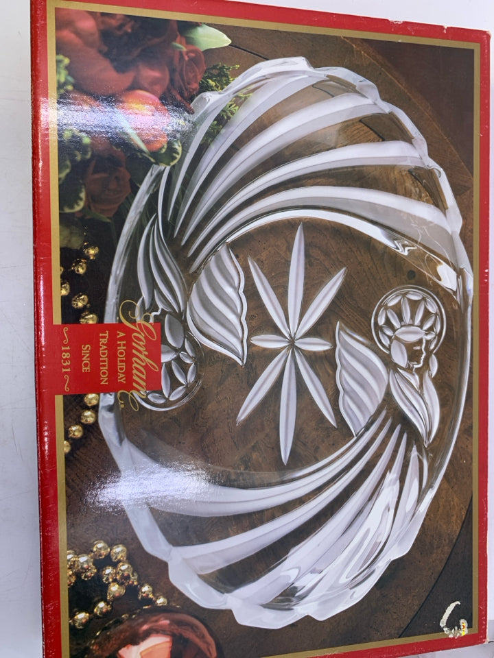 GORHAM ANGELS OF PEACE OVAL SERVER.