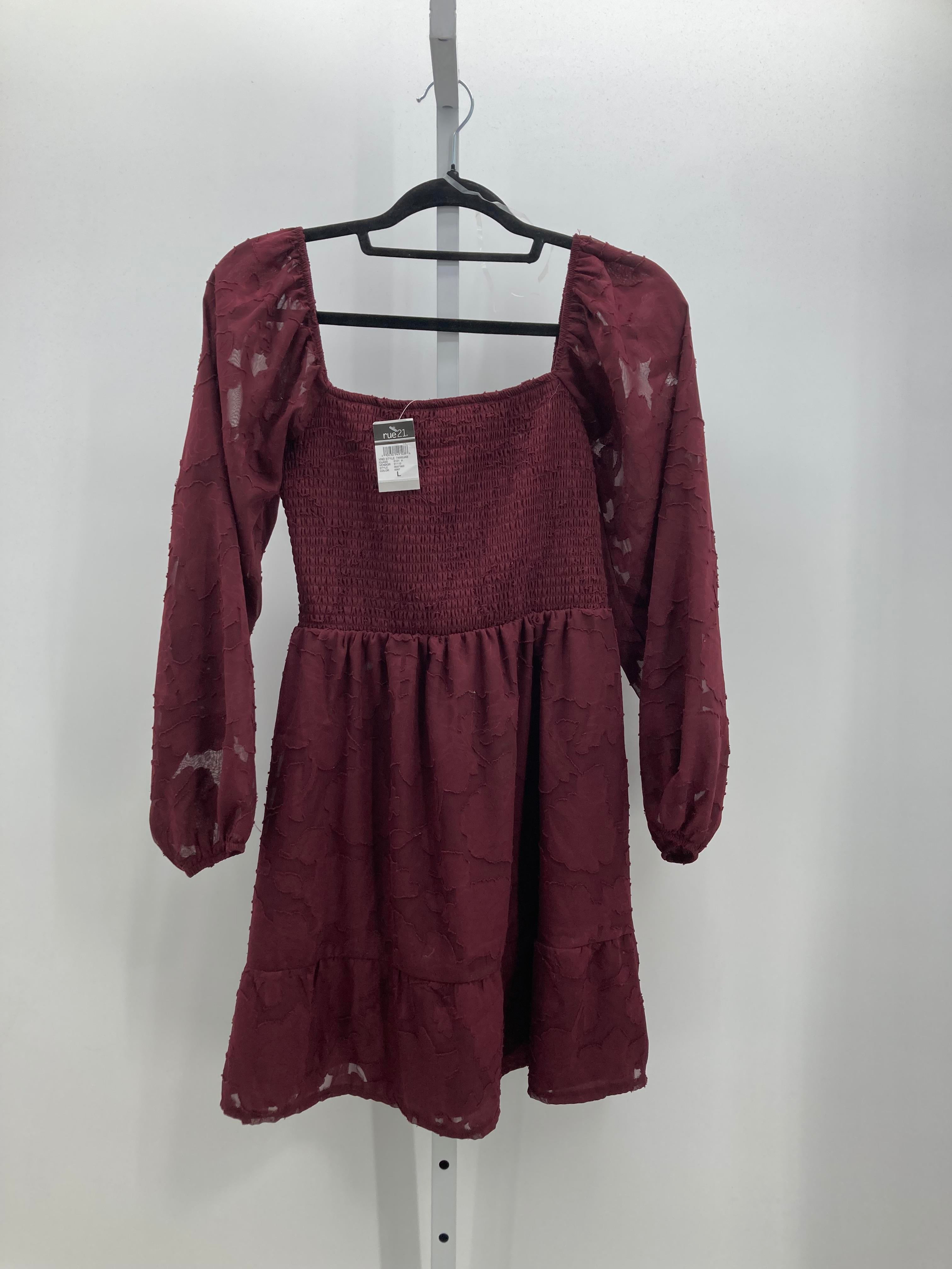 rue21 Size Large Misses Long Sleeve Dress
