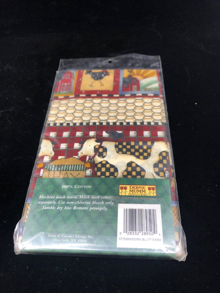 DEBBIE MUMM 2PC PRIMITIVE DESIGN NAPKINS.