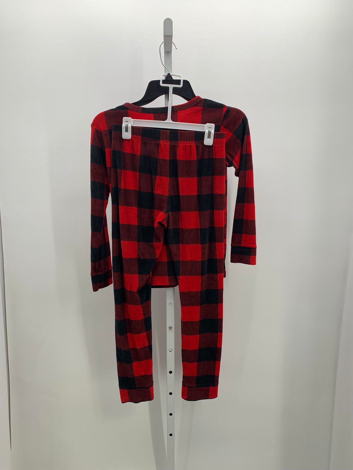 BLACK PLAID FLEECE