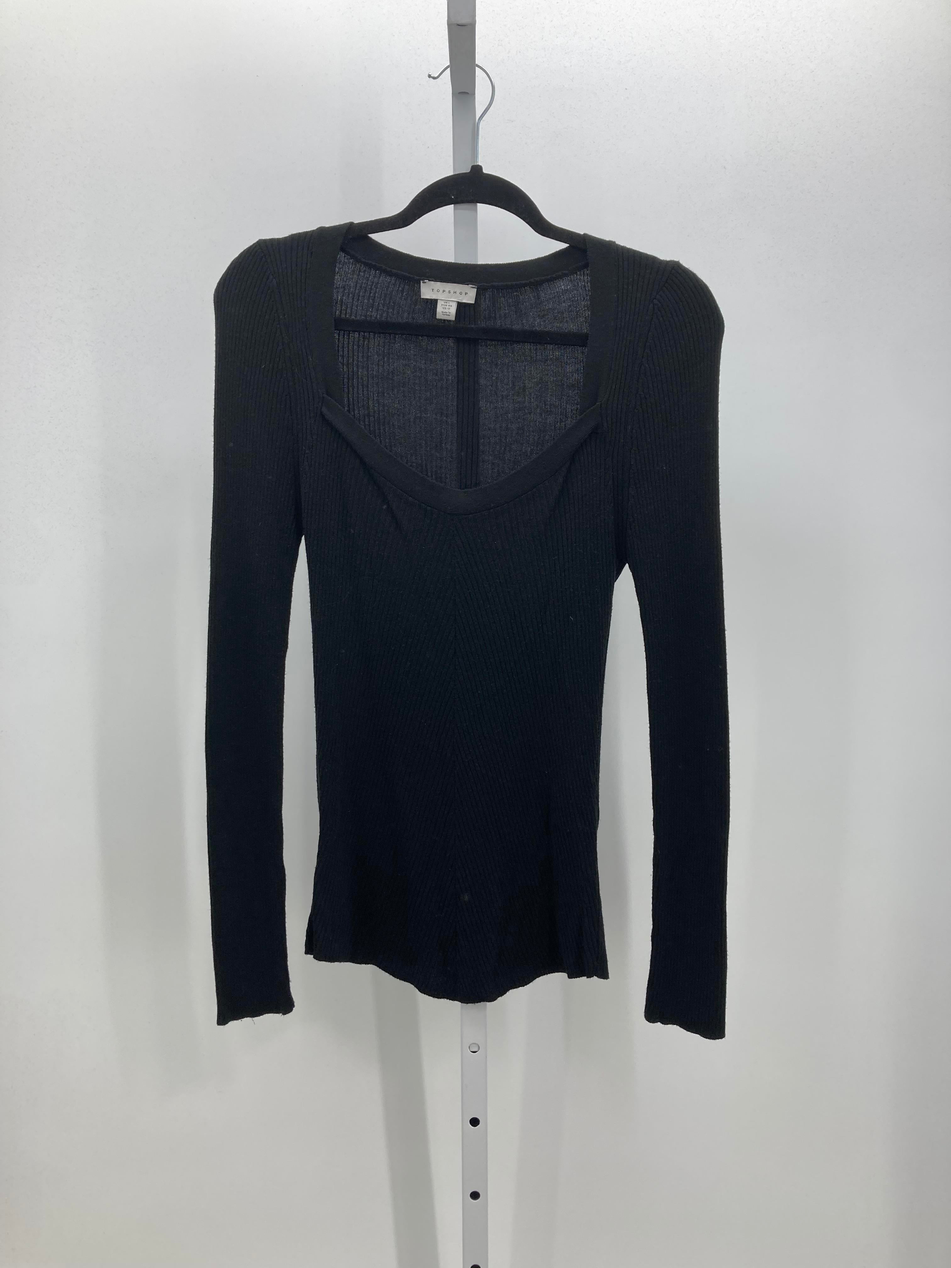 Topshop Size Large Misses Long Slv Sweater