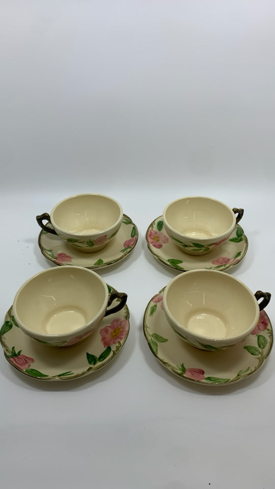 32PC SVC FOR 4 VTG DESERT ROSE.