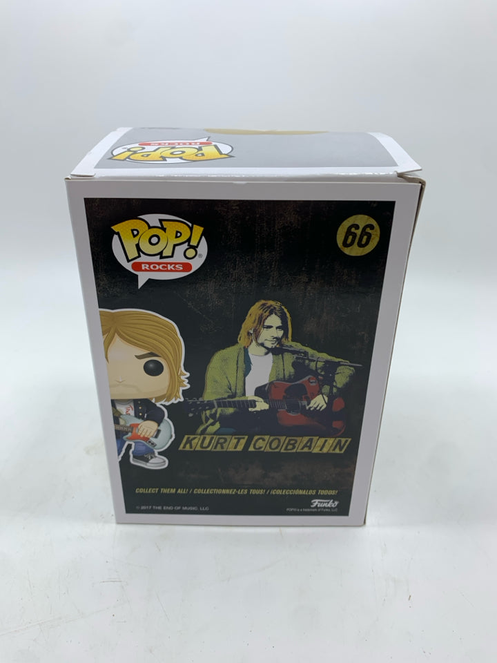 NIB KURT COBAIN #66 FUNKO POP.