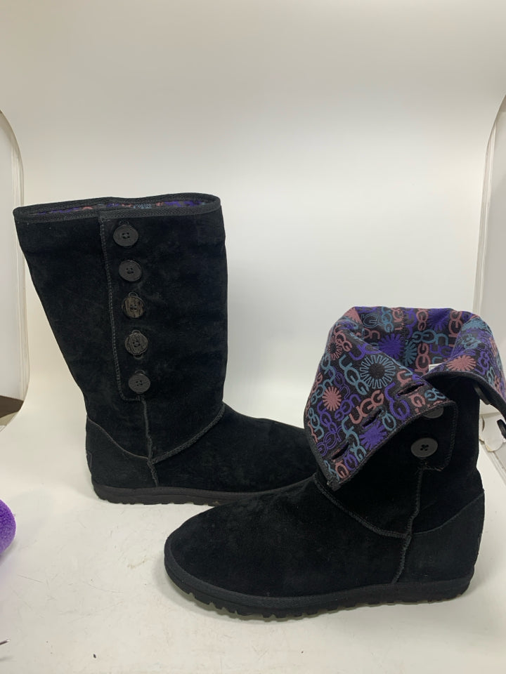 UGG 3387 Lo Pro Button Fold Over Boots