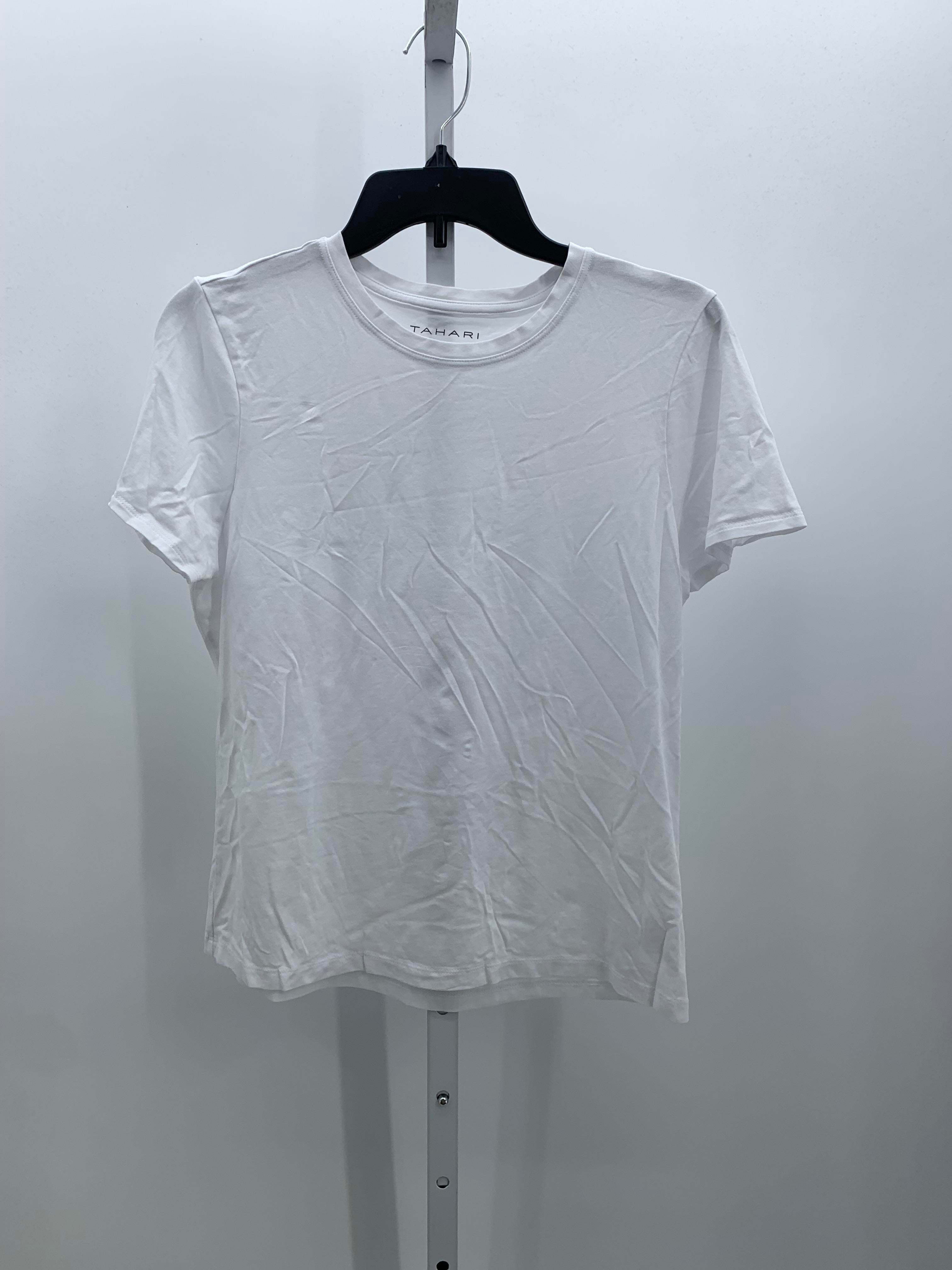 Tahari Size Large Misses Short Sleeve Shirt