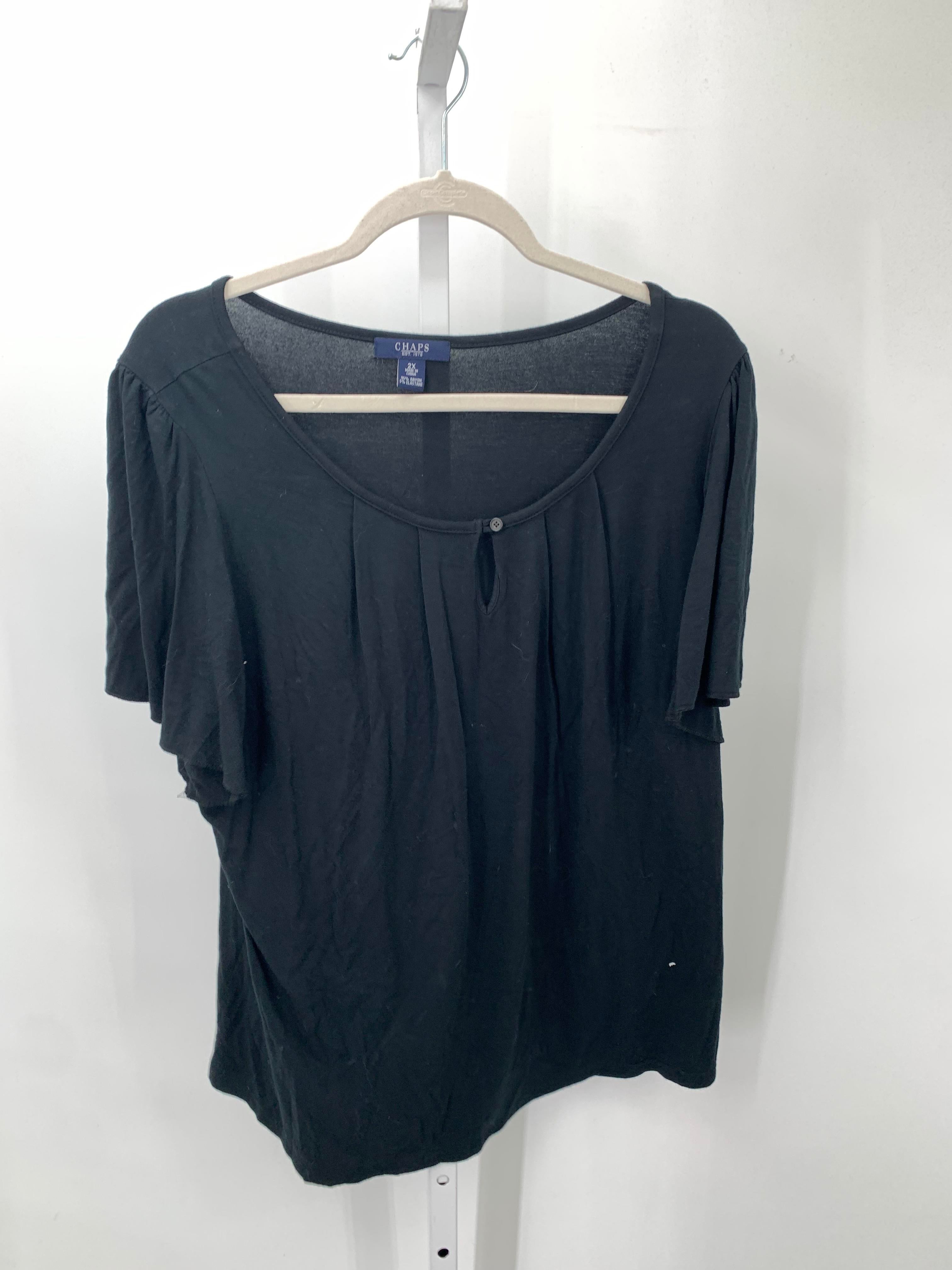 Chase & Chloe Size 2X Womens Short Sleeve Shirt