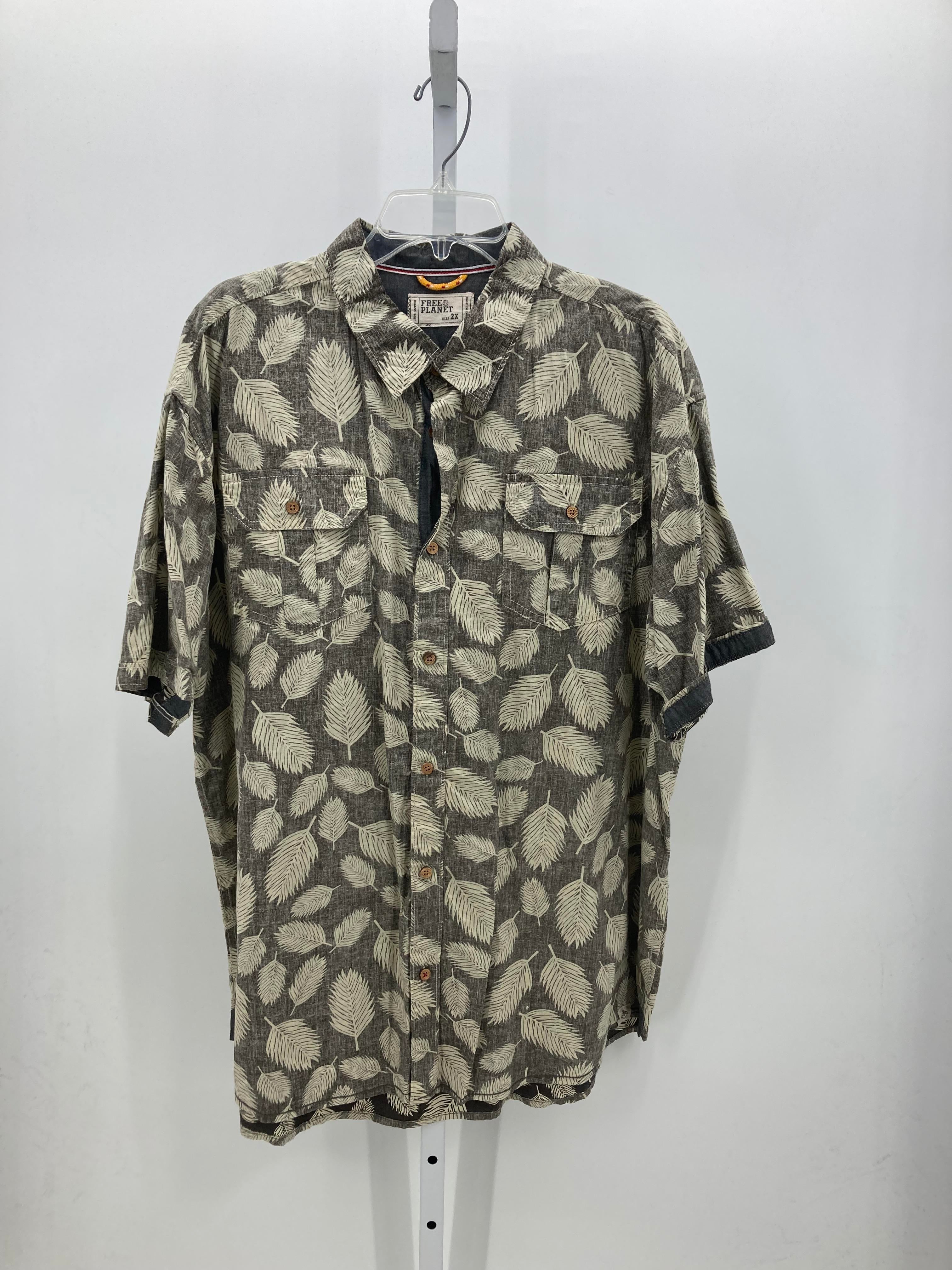 LEAVES BTN DOWN SHIRT