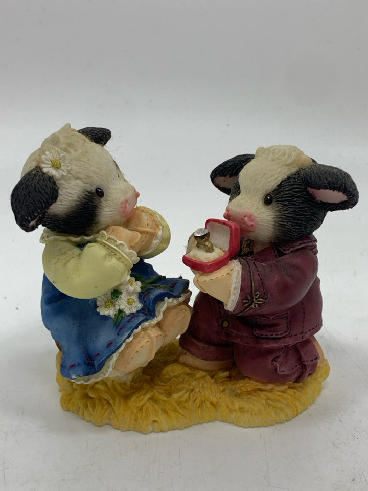 "WILL MOO?" MARYS MOOS FIGURINE.
