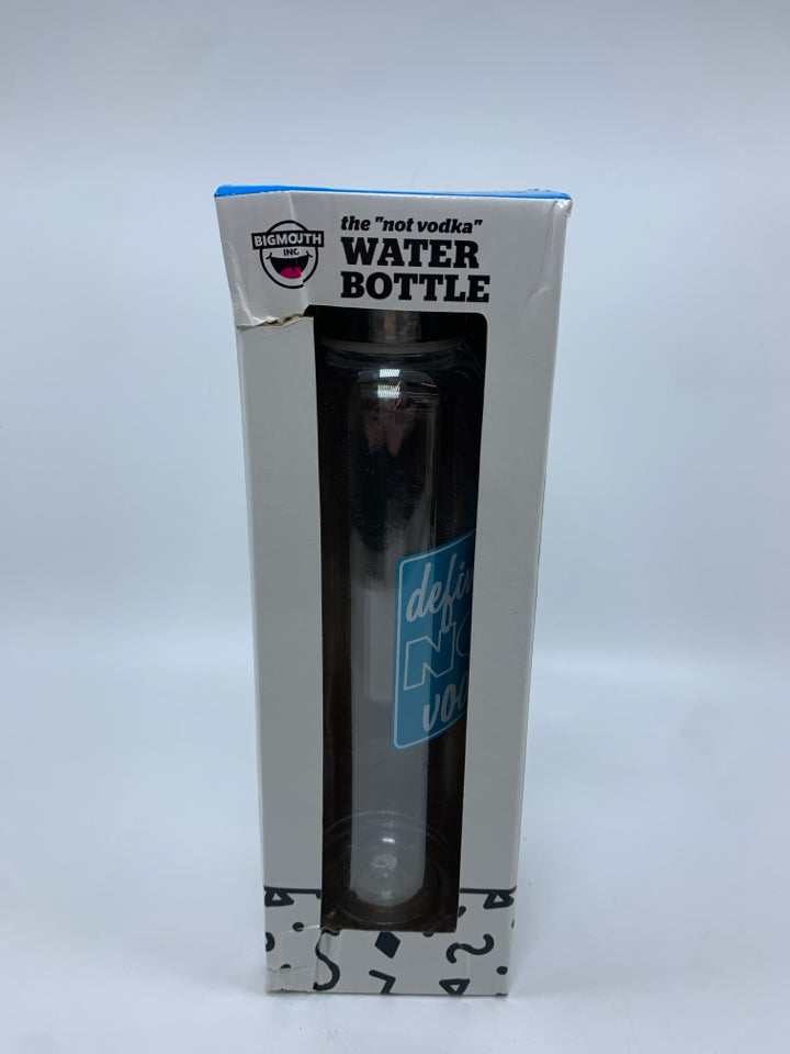 NIB "NOT VODKA" WATER BOTTLE.