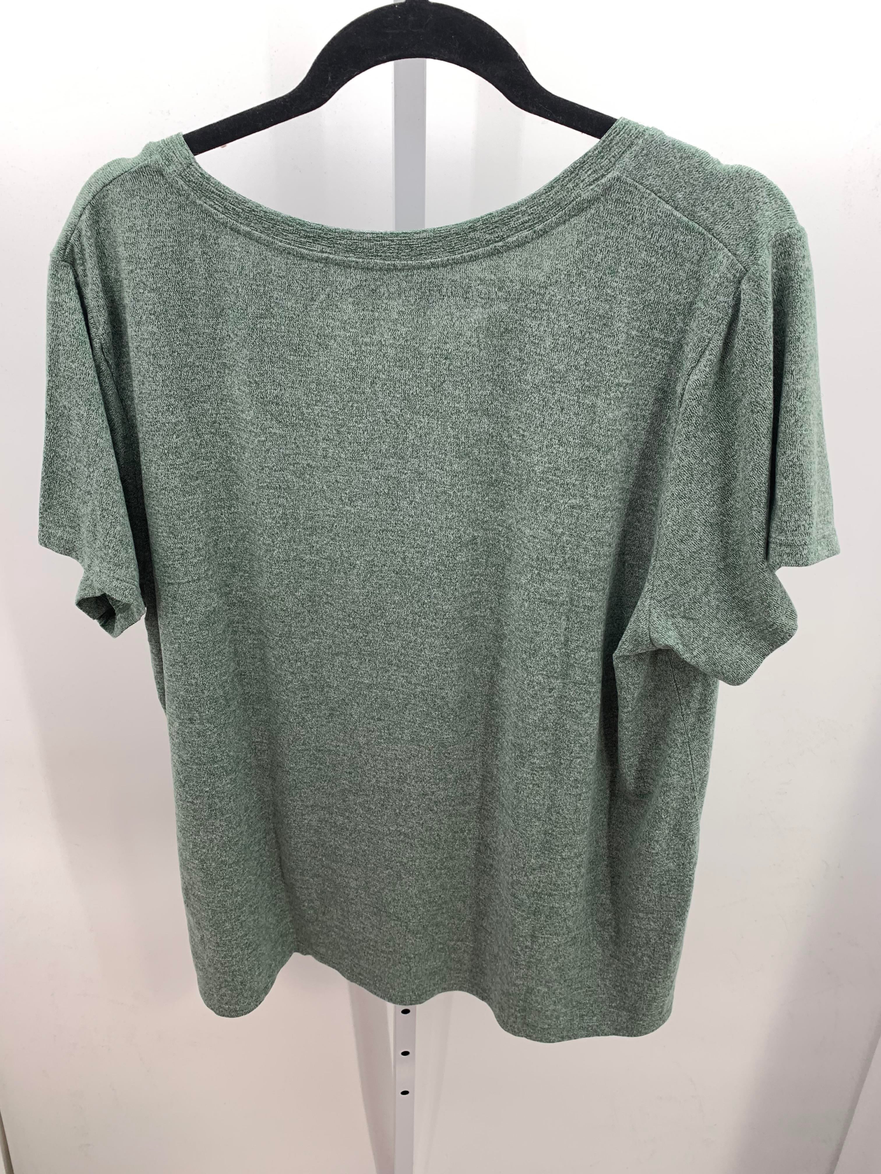 Cuddl Duds Size Extra Large Misses Short Sleeve Shirt