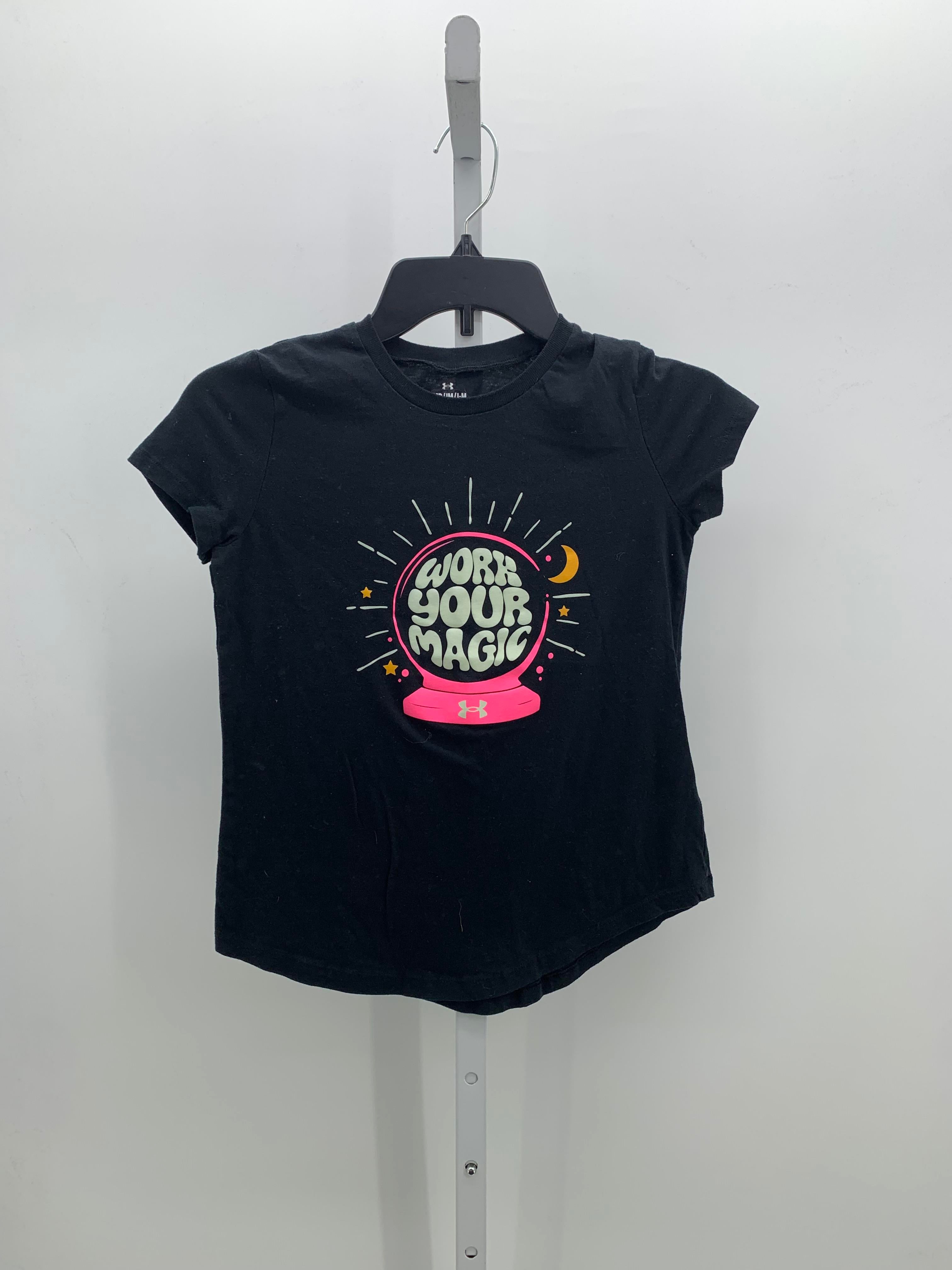 Under Armour Size 10-12 Girls Short Sleeve Shirt