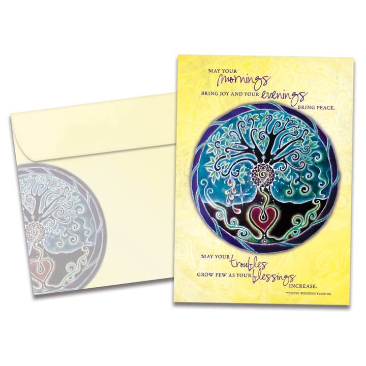 Tree Of Life Blessing, Wedding Card