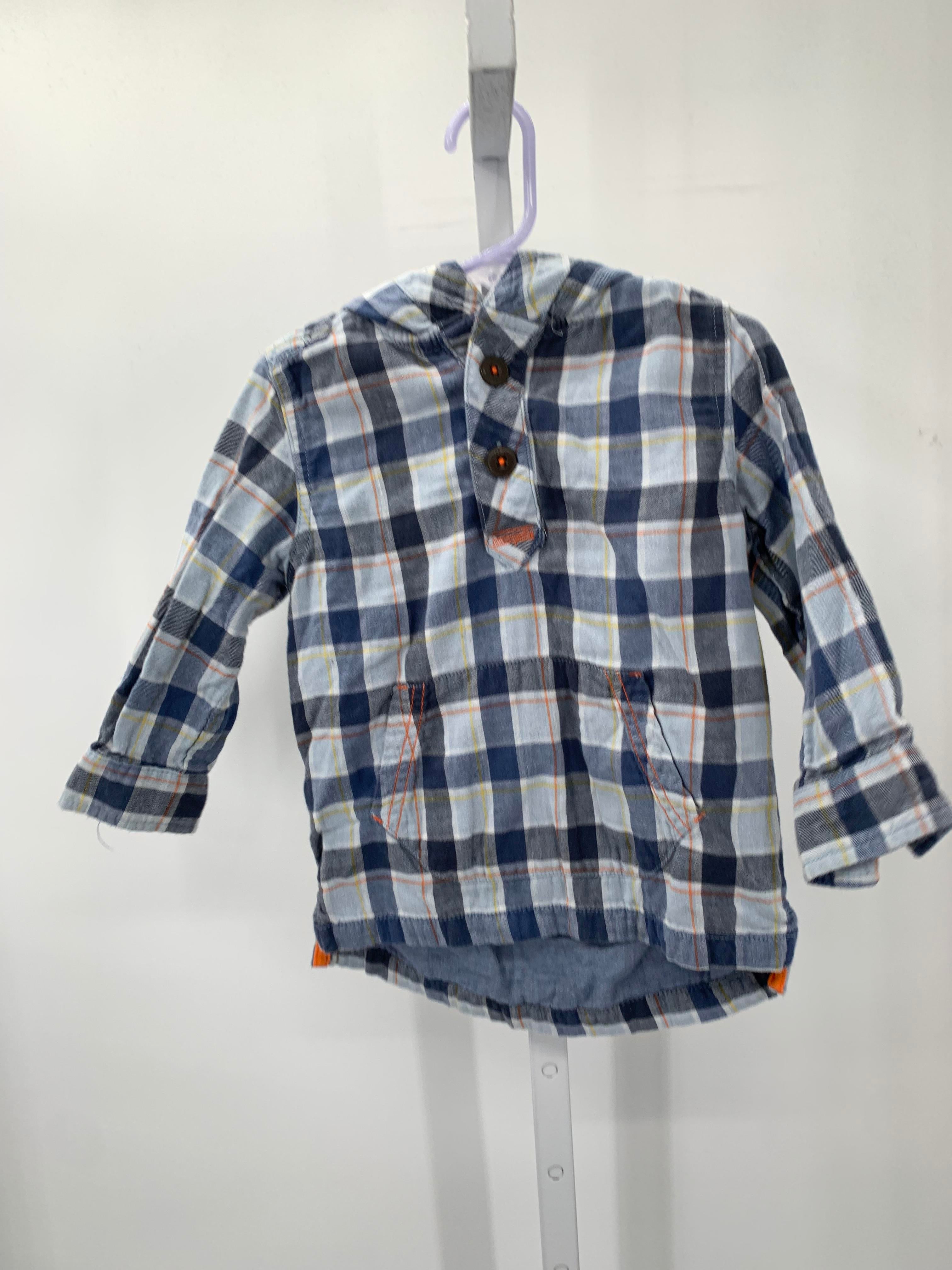 PLAID HOODED SHIRT