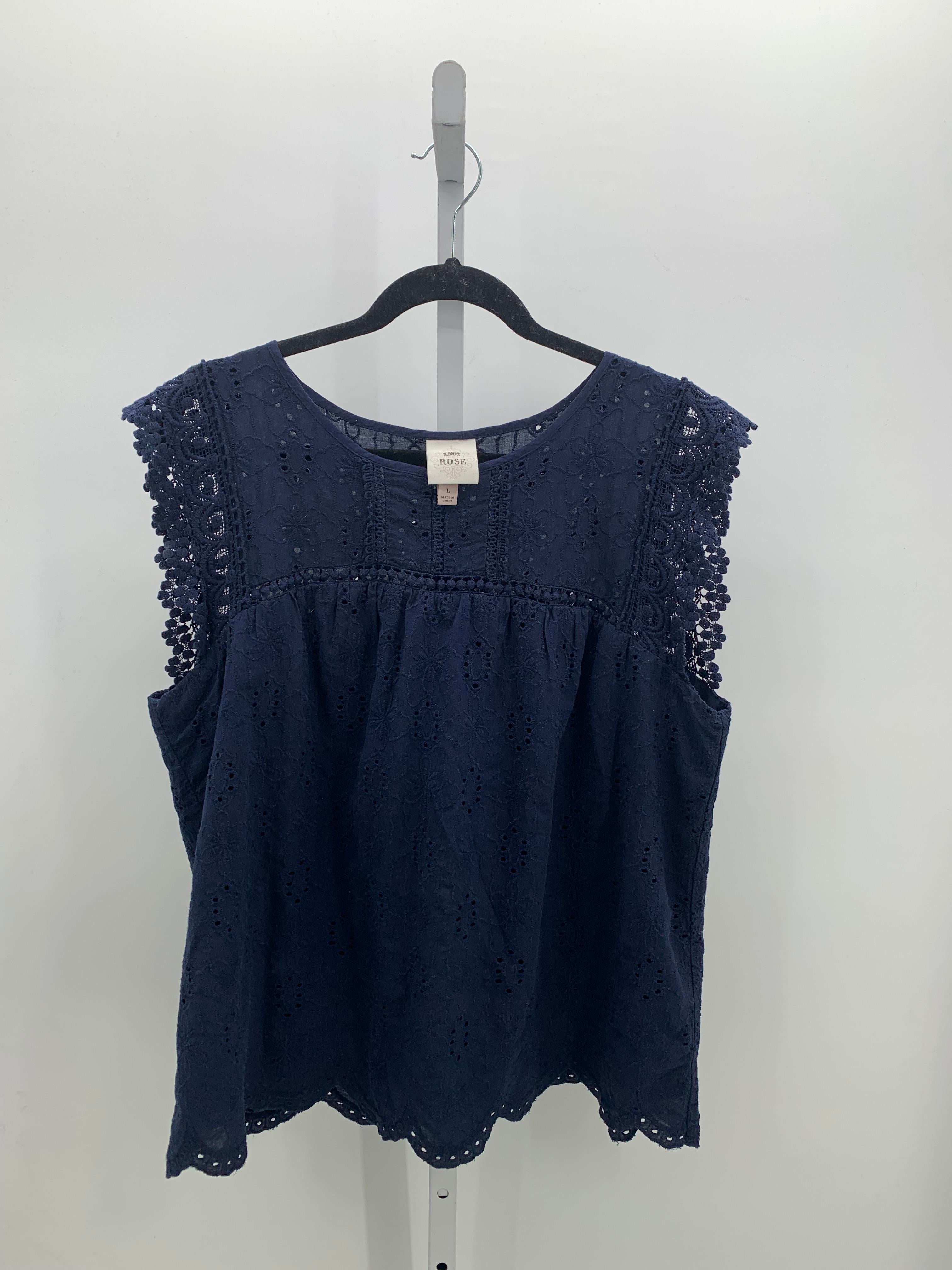 Knox Rose Size Large Misses Sleeveless Shirt