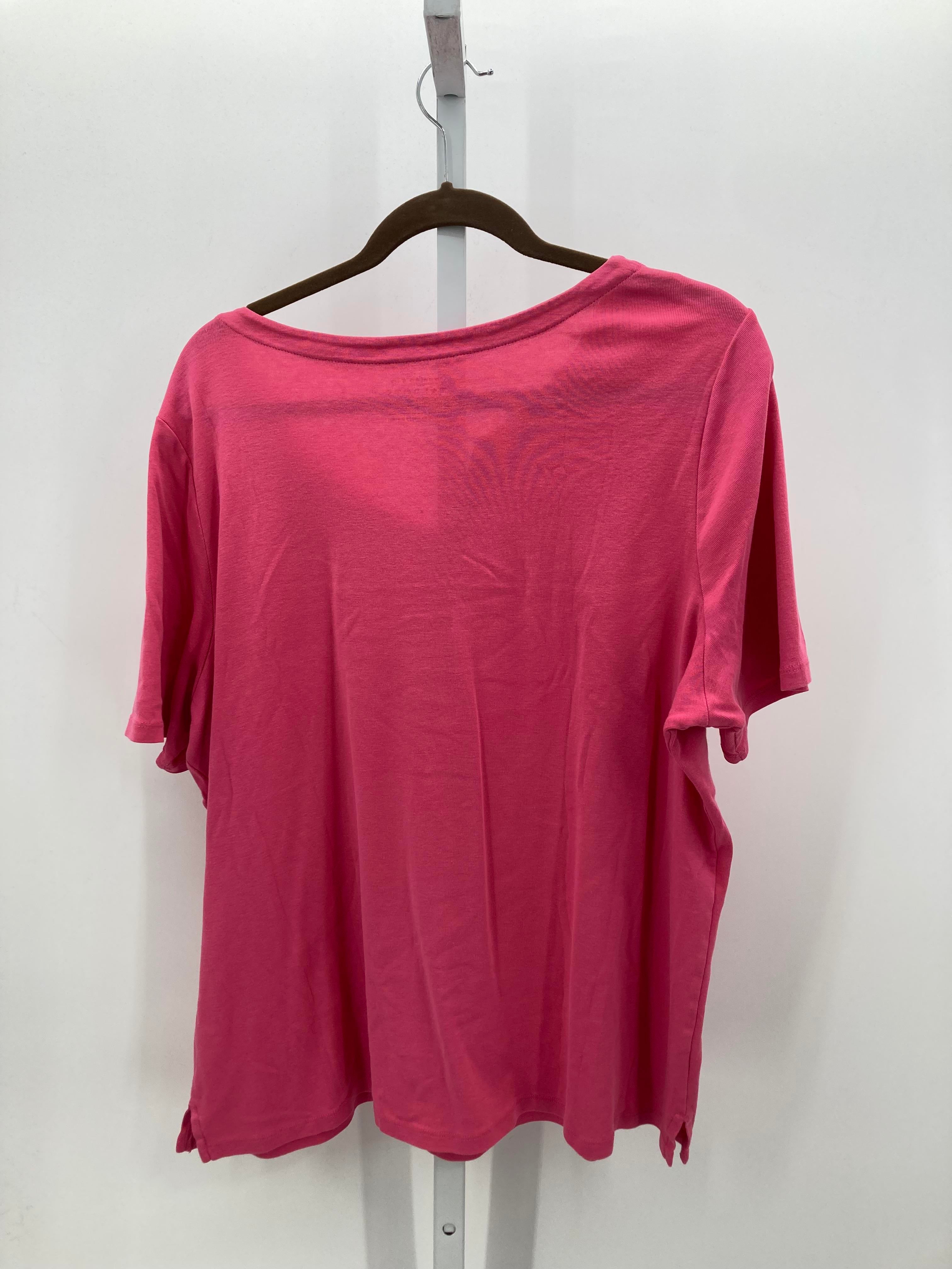 Talbots Size 2X Womens Short Sleeve Shirt
