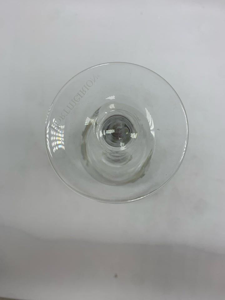 4 PORTMEIRION WINE GLASSES.
