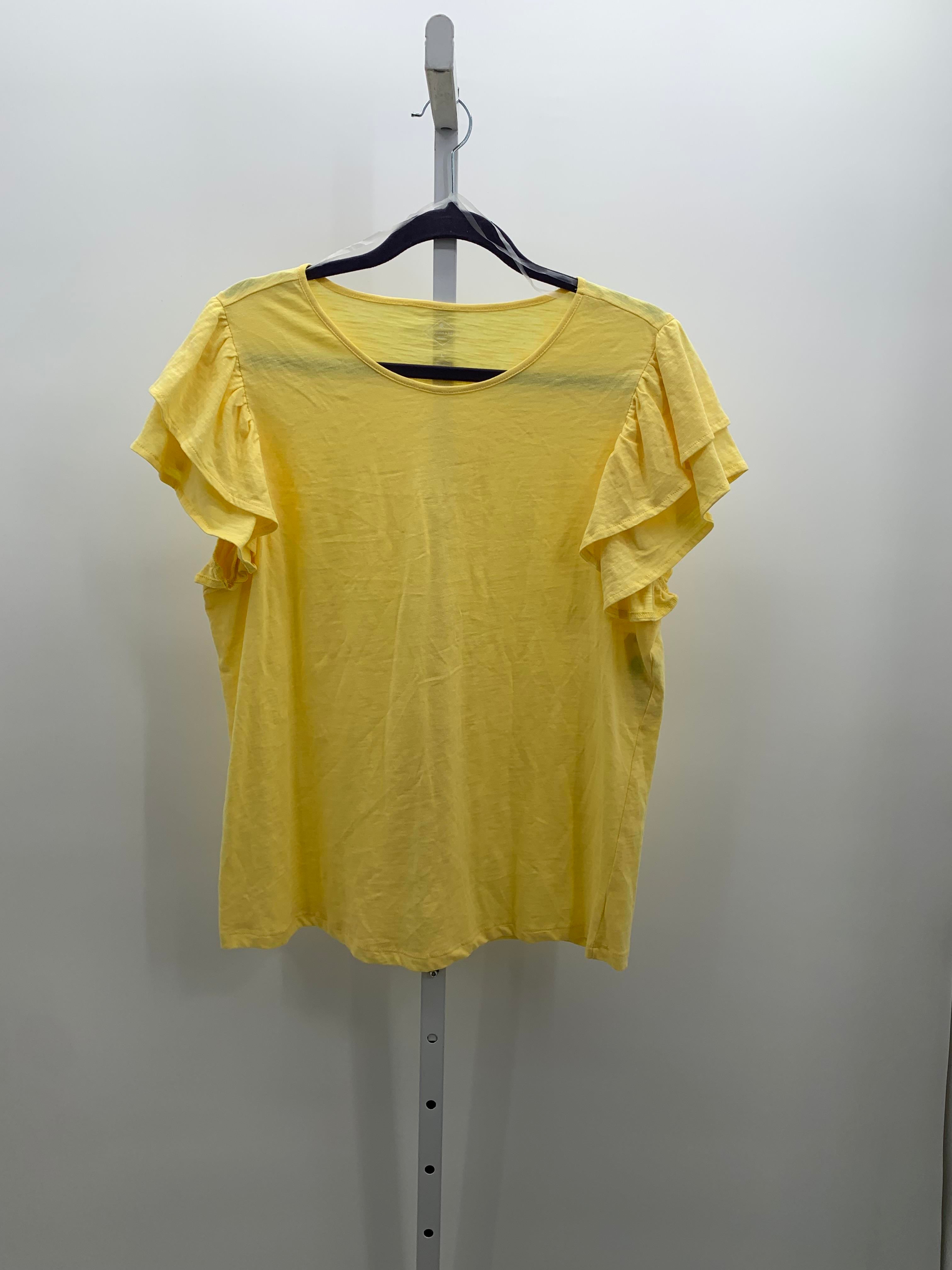 St. Johns Bay Size Large Misses Short Sleeve Shirt