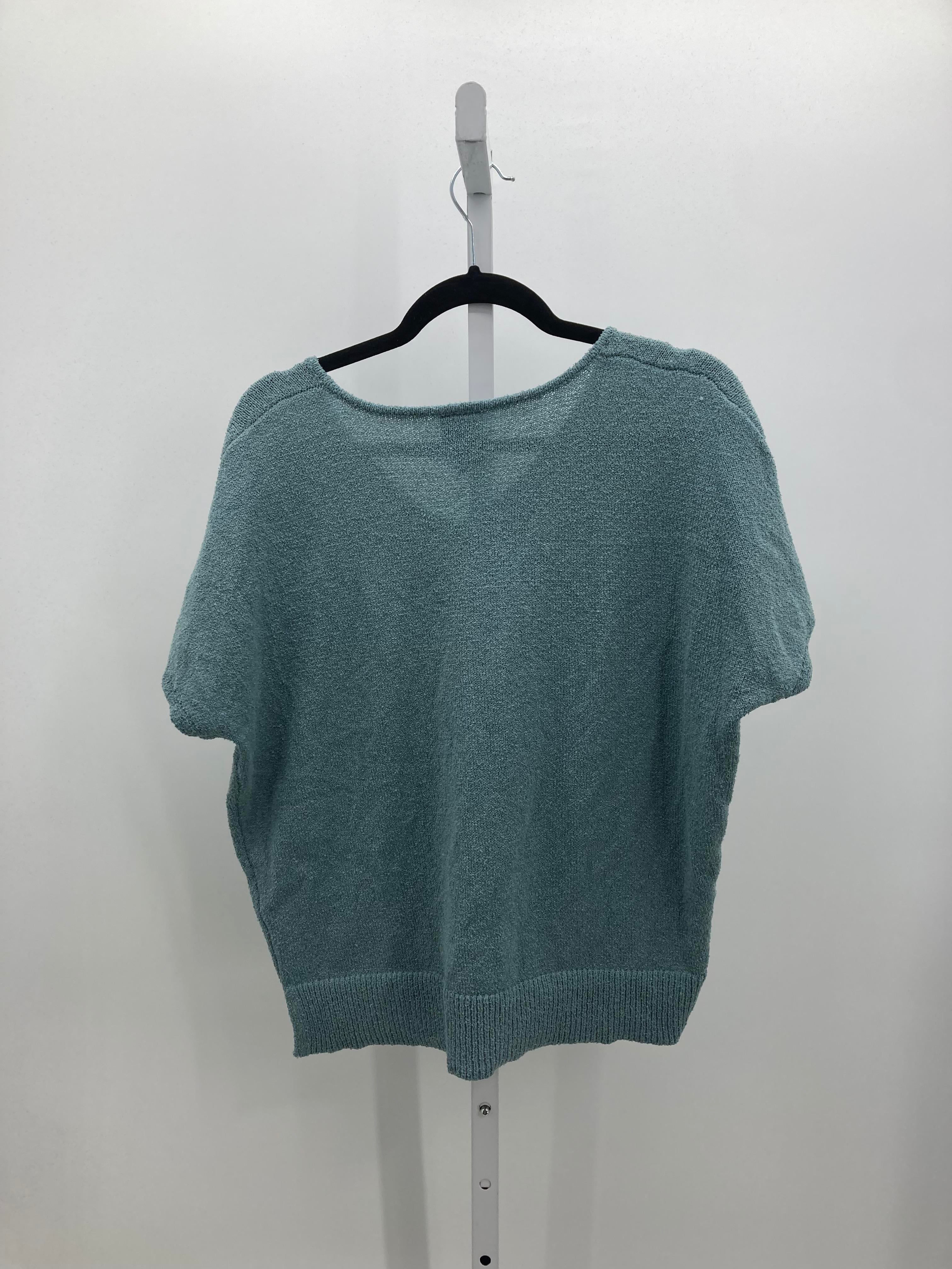 Bobeau Size Medium Misses Short Slv Sweater